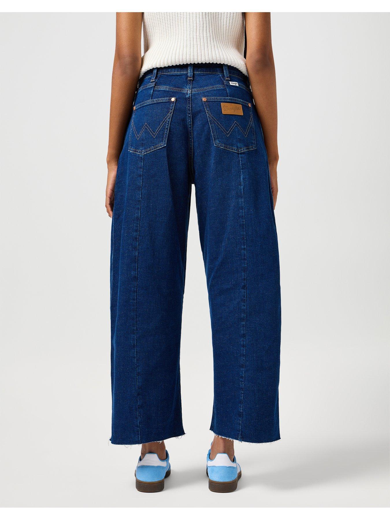  image of wrangler-barrell-leg-jean-navy