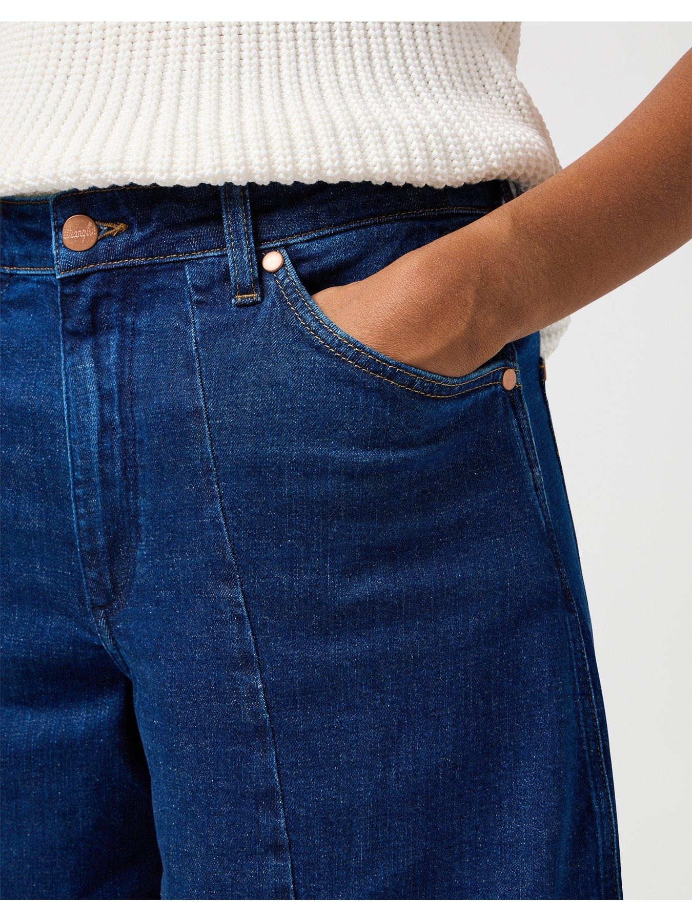  image of wrangler-barrell-leg-jean-navy
