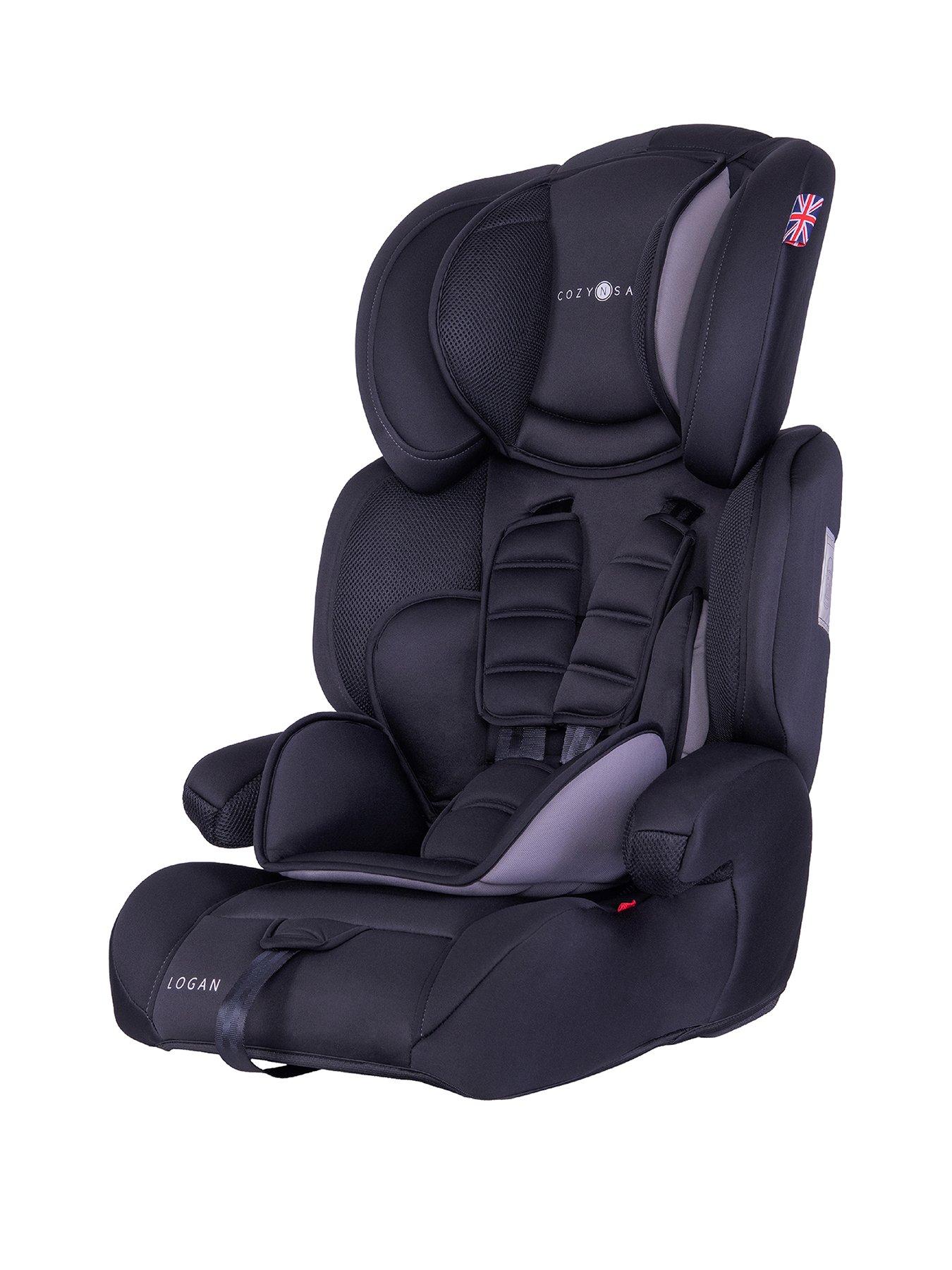 Image 1 of 6 of Cozy N Safe Logan Group 1/2/3 Child Car Seat - Black/Grey