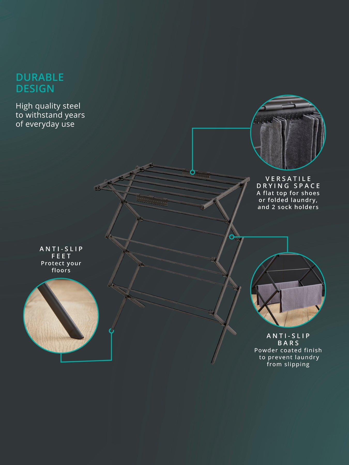  image of swan-stealth-ultra-compact-concertina-airer