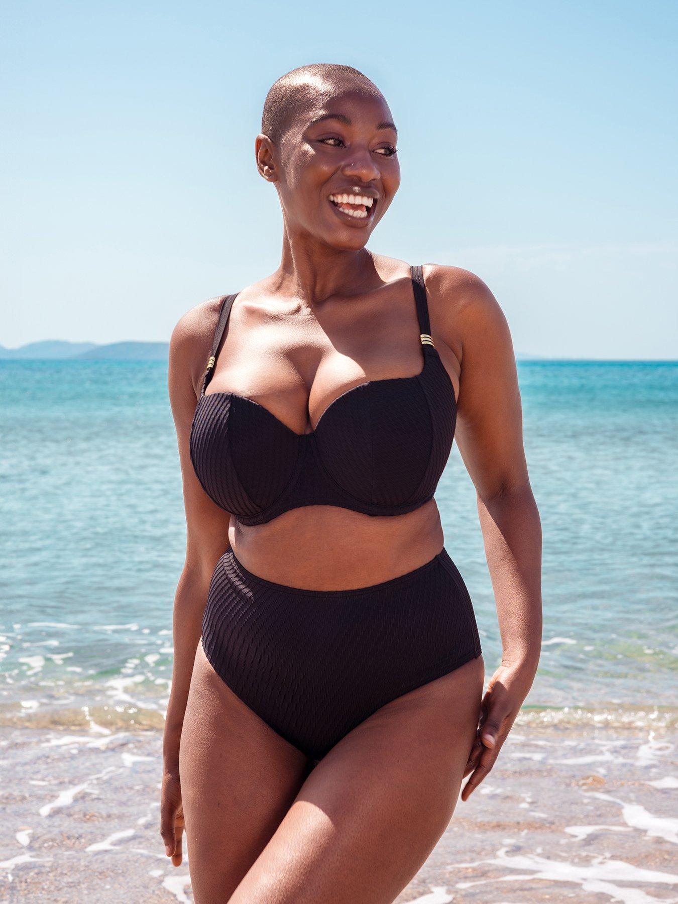 undefined Jet Set High Waist Bikini Brief - Black