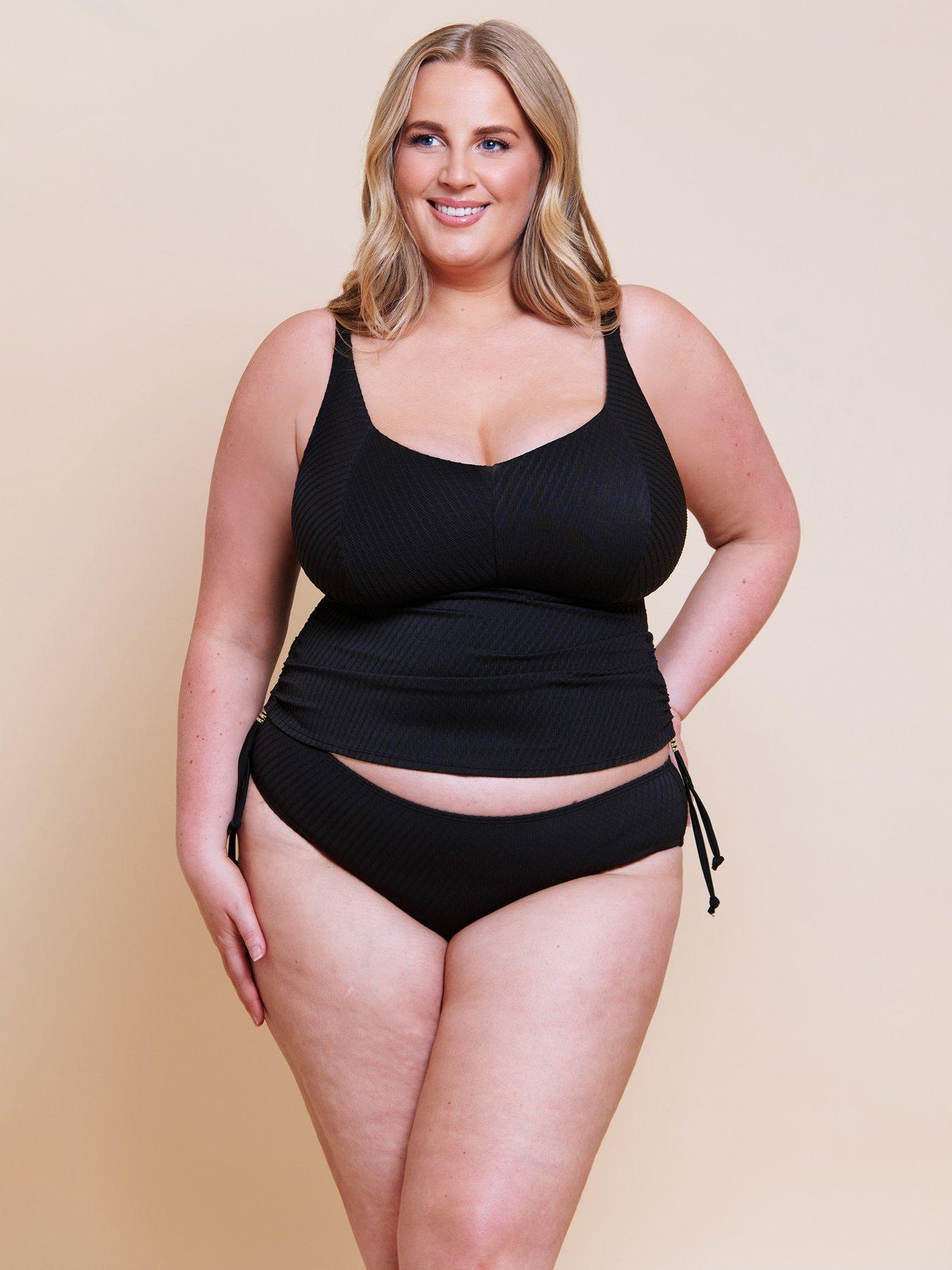 stillFront image of curvy-kate-jet-set-bikini-brief-black