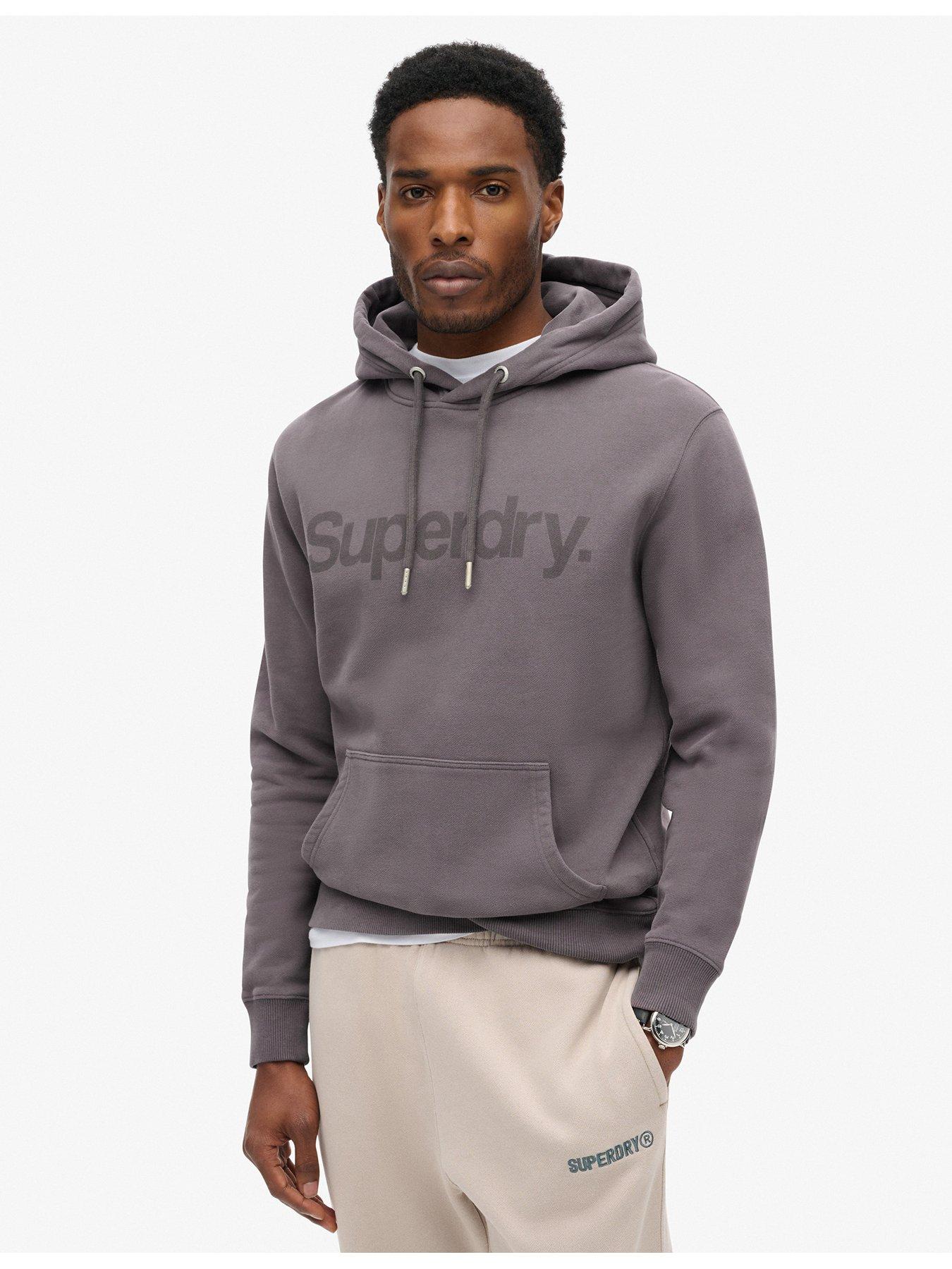 undefined Core Logo City Loose Hoodie - Grey