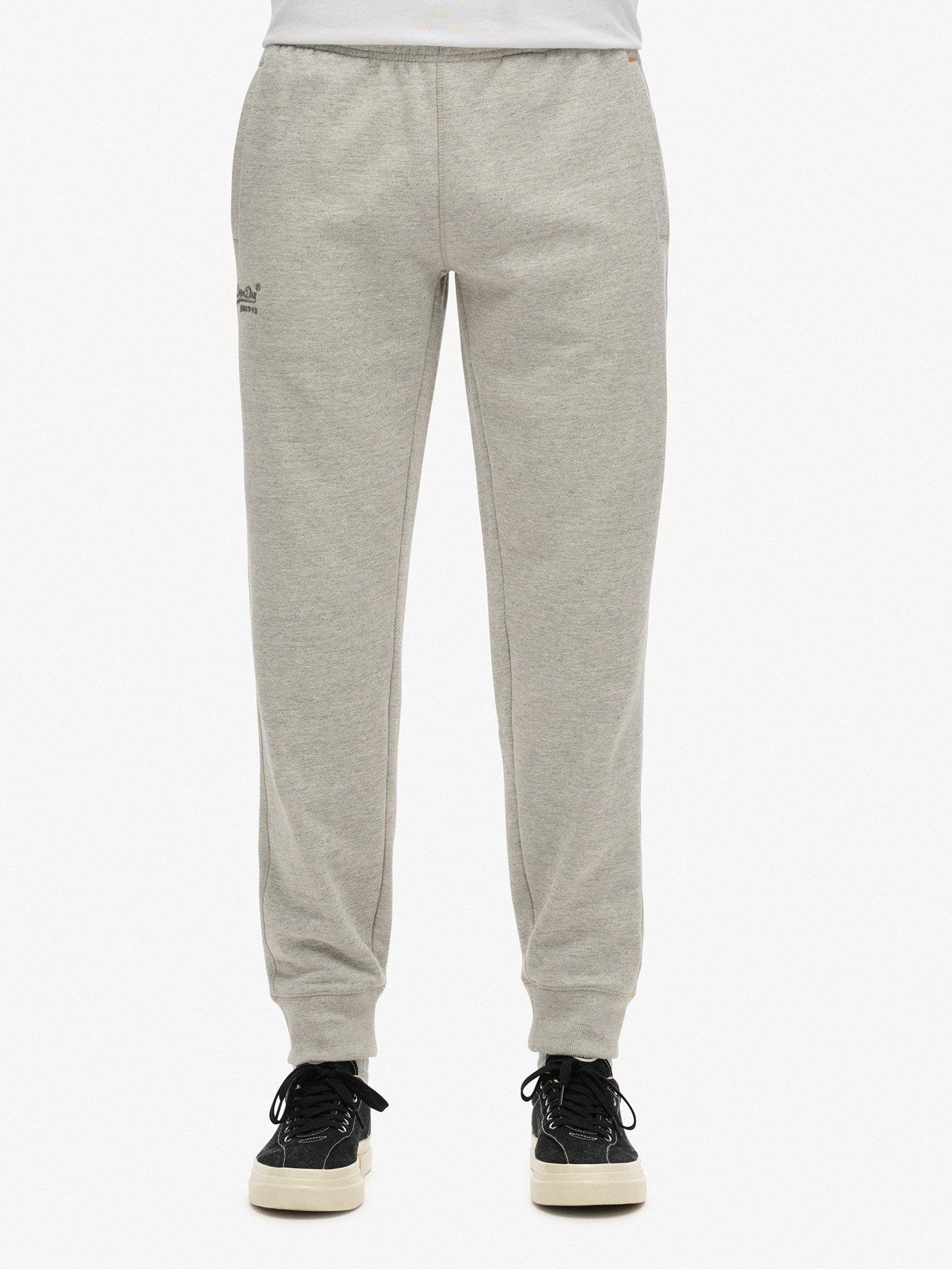  image of superdry-essential-logo-joggers-grey