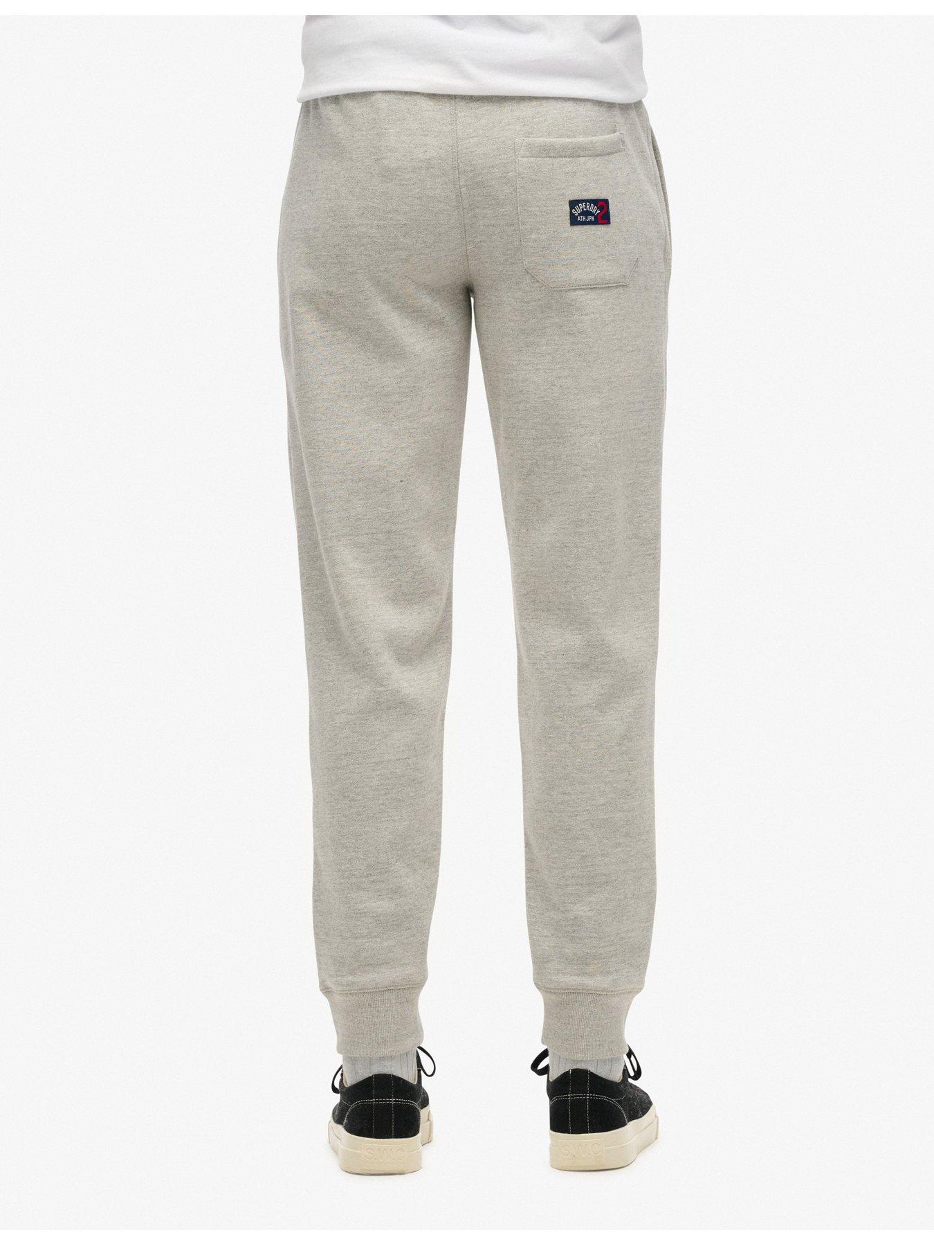  image of superdry-essential-logo-joggers-grey