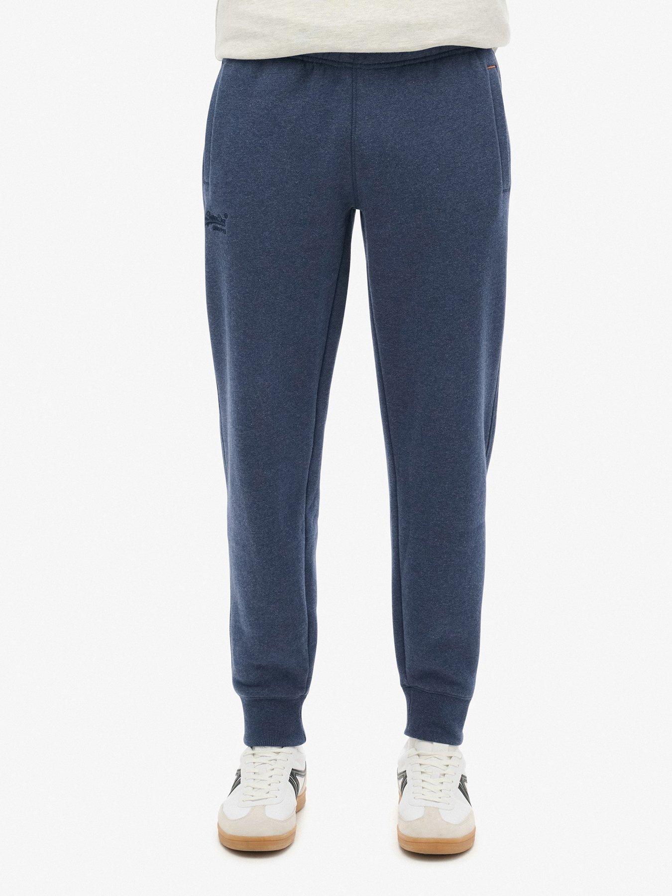  image of superdry-essential-logo-joggers-navy