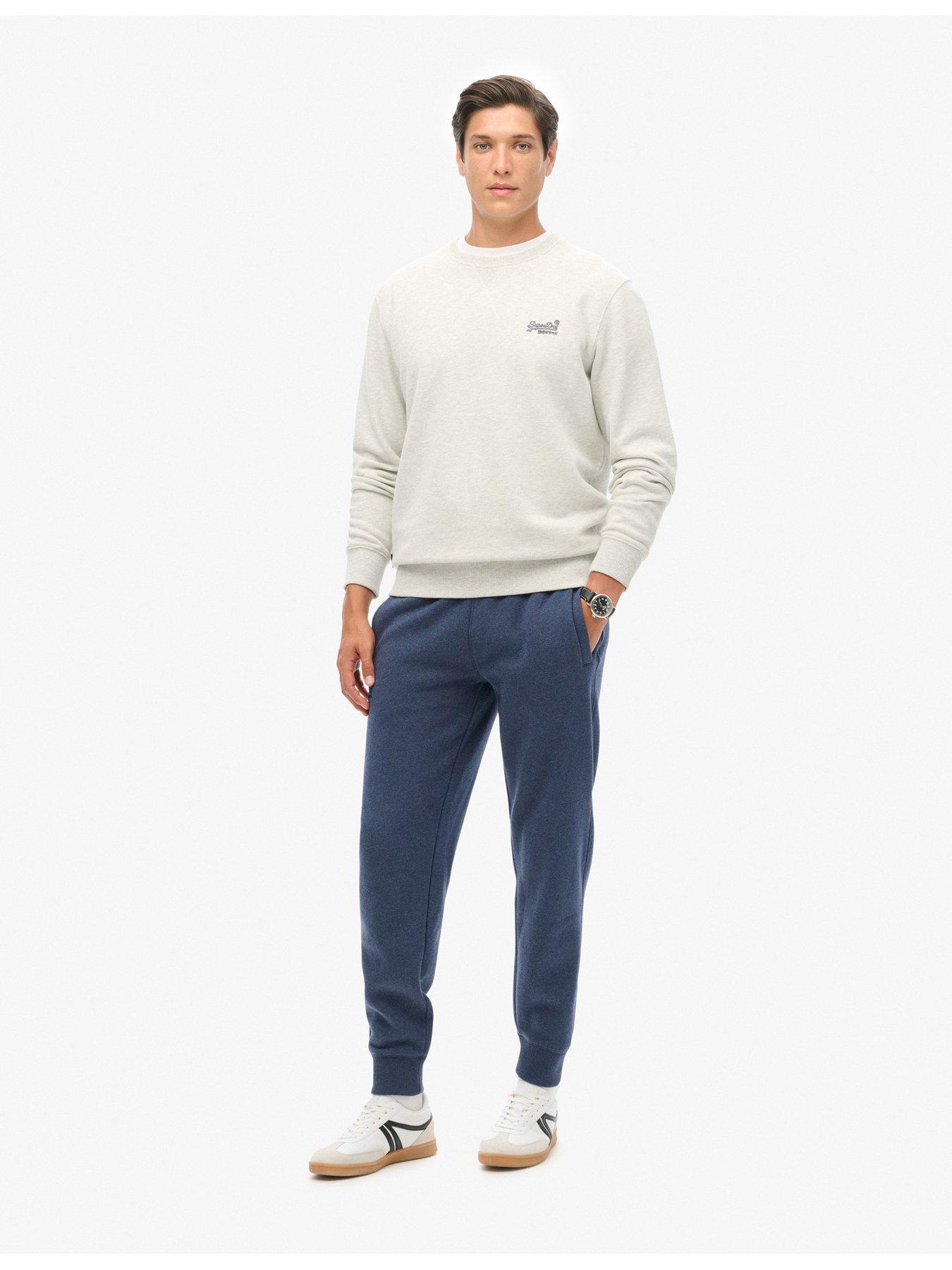  image of superdry-essential-logo-joggers-navy