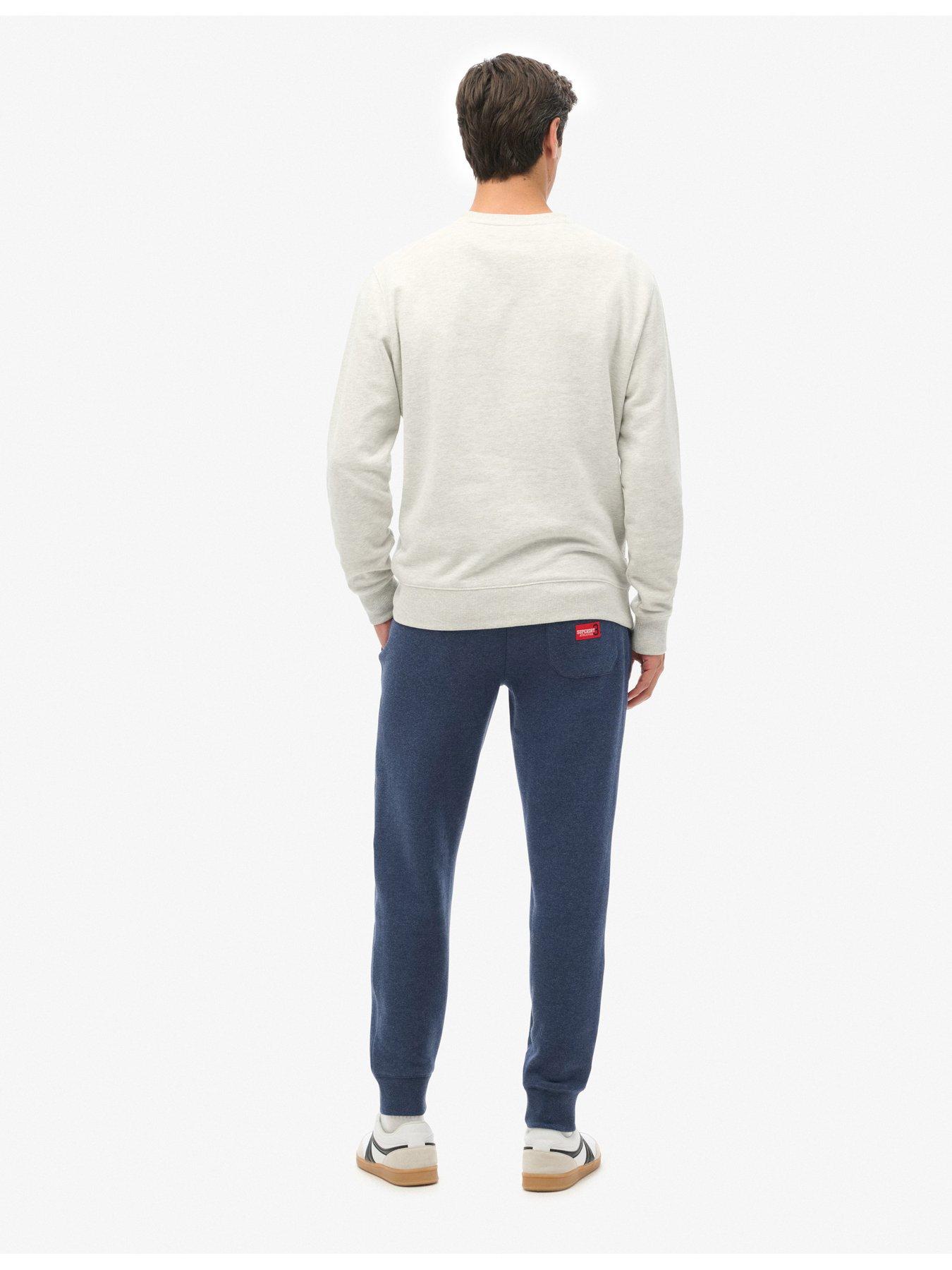  image of superdry-essential-logo-joggers-navy