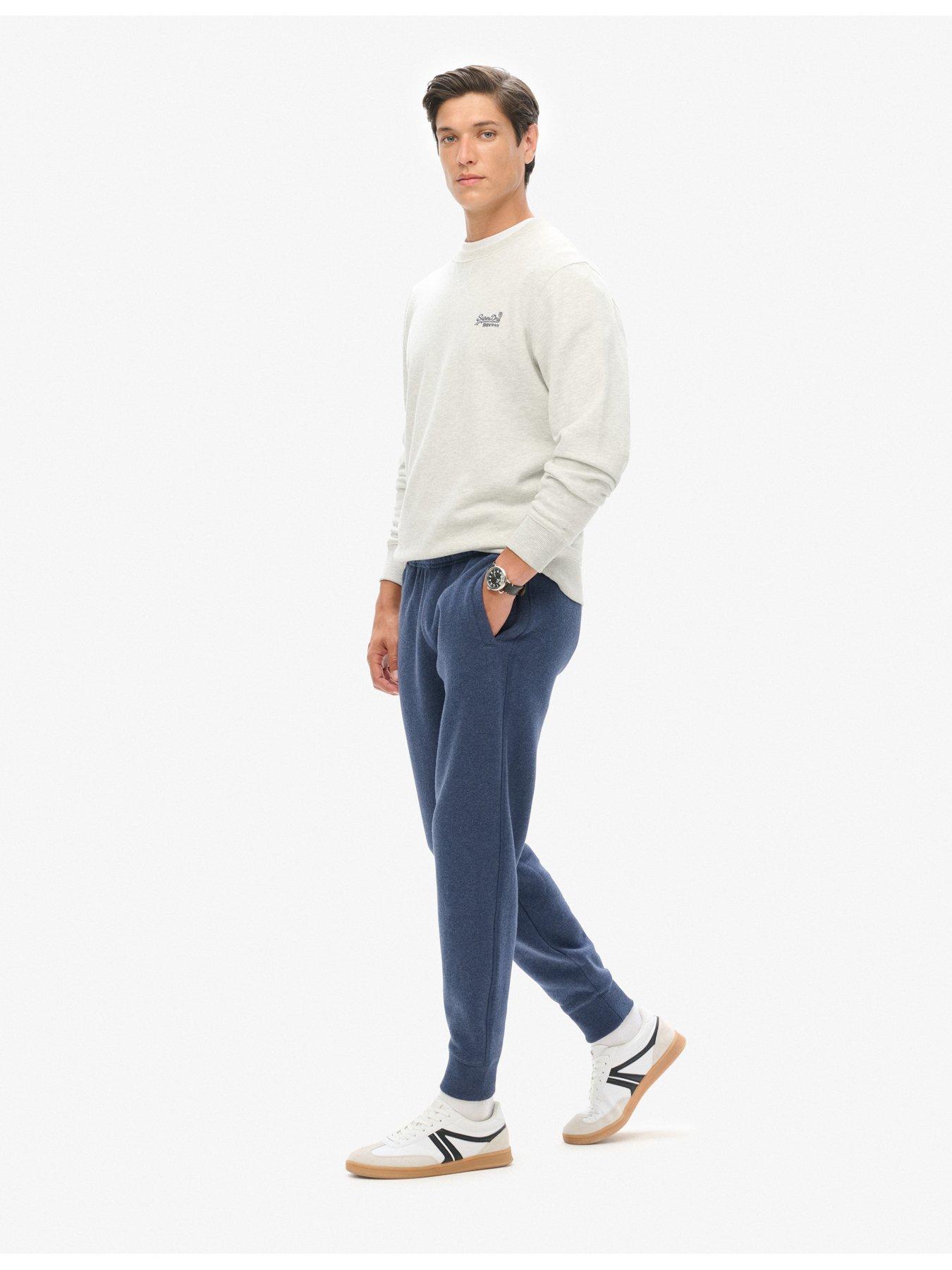  image of superdry-essential-logo-joggers-navy