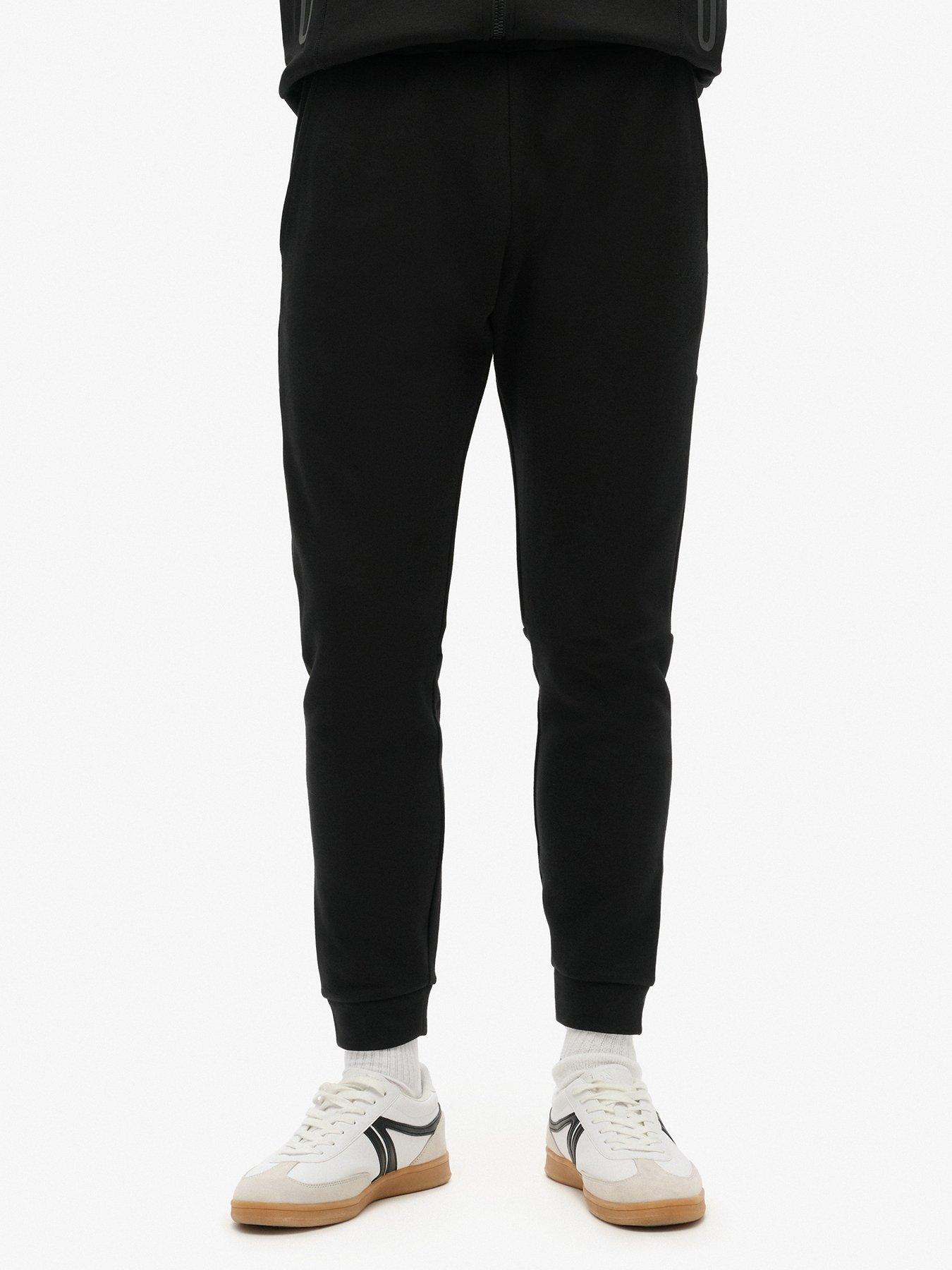 Image 1 of 6 of Superdry Technical Tapered Joggers - Black