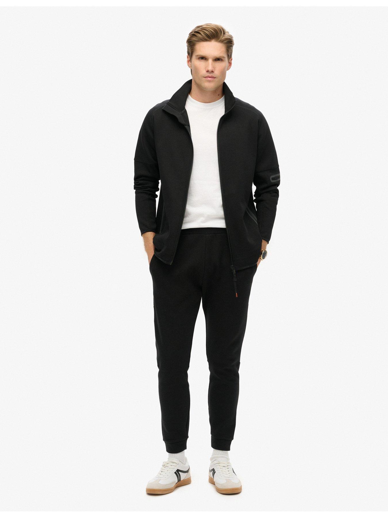 Image 3 of 6 of Superdry Technical Tapered Joggers - Black