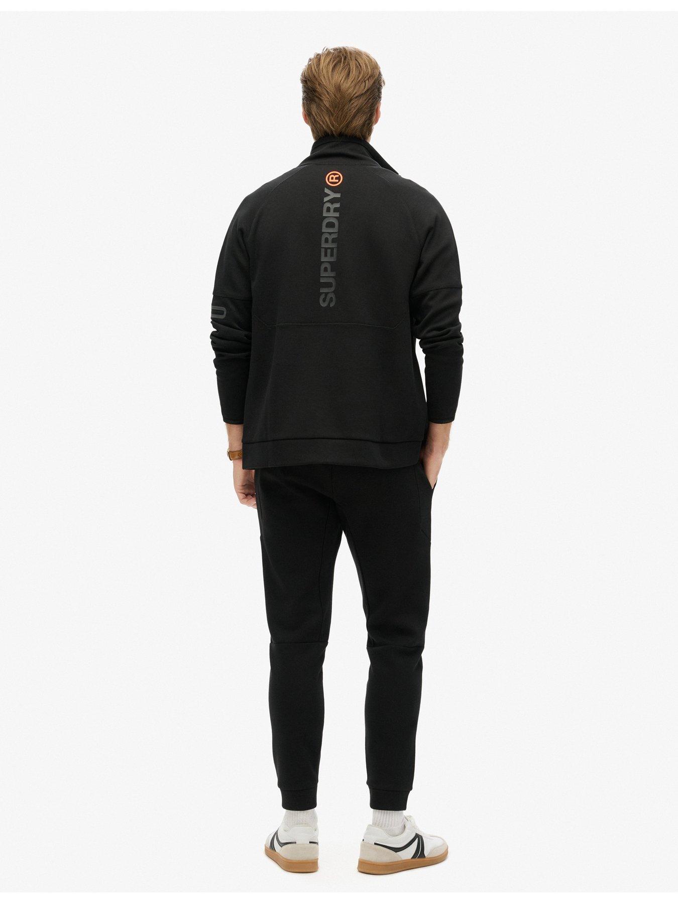 Image 4 of 6 of Superdry Technical Tapered Joggers - Black