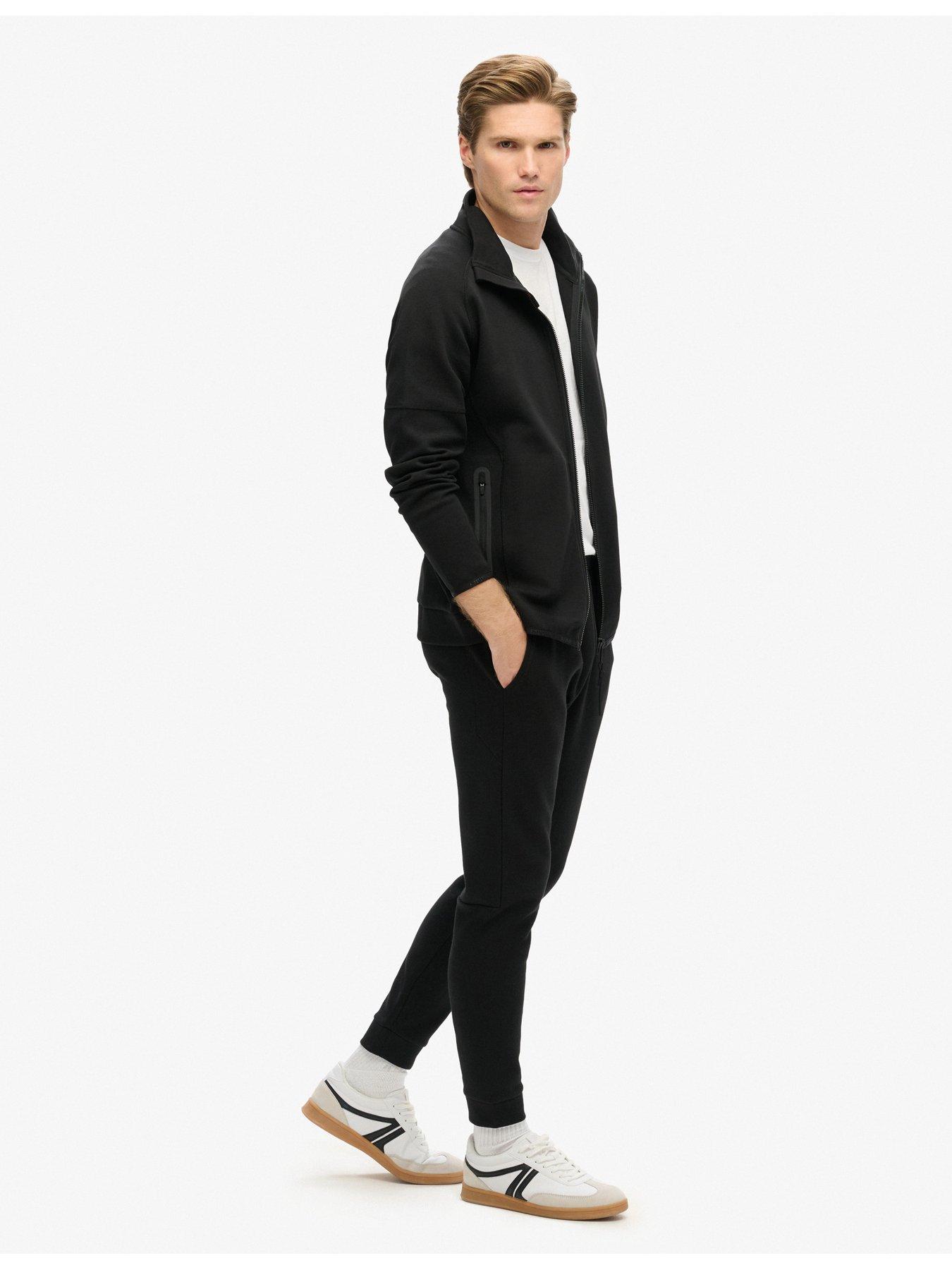 Image 5 of 6 of Superdry Technical Tapered Joggers - Black