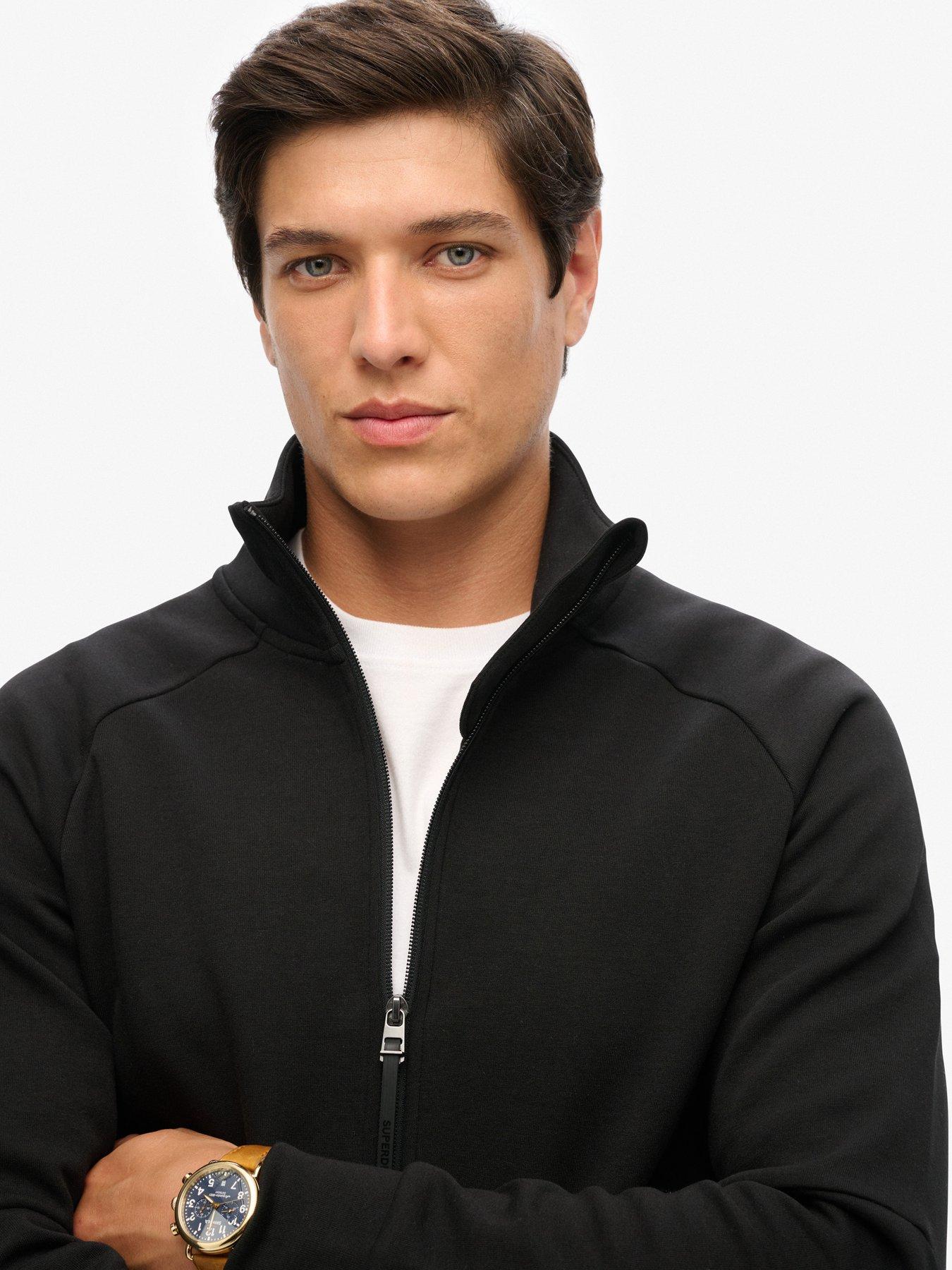  image of superdry-code-tech-track-top-black
