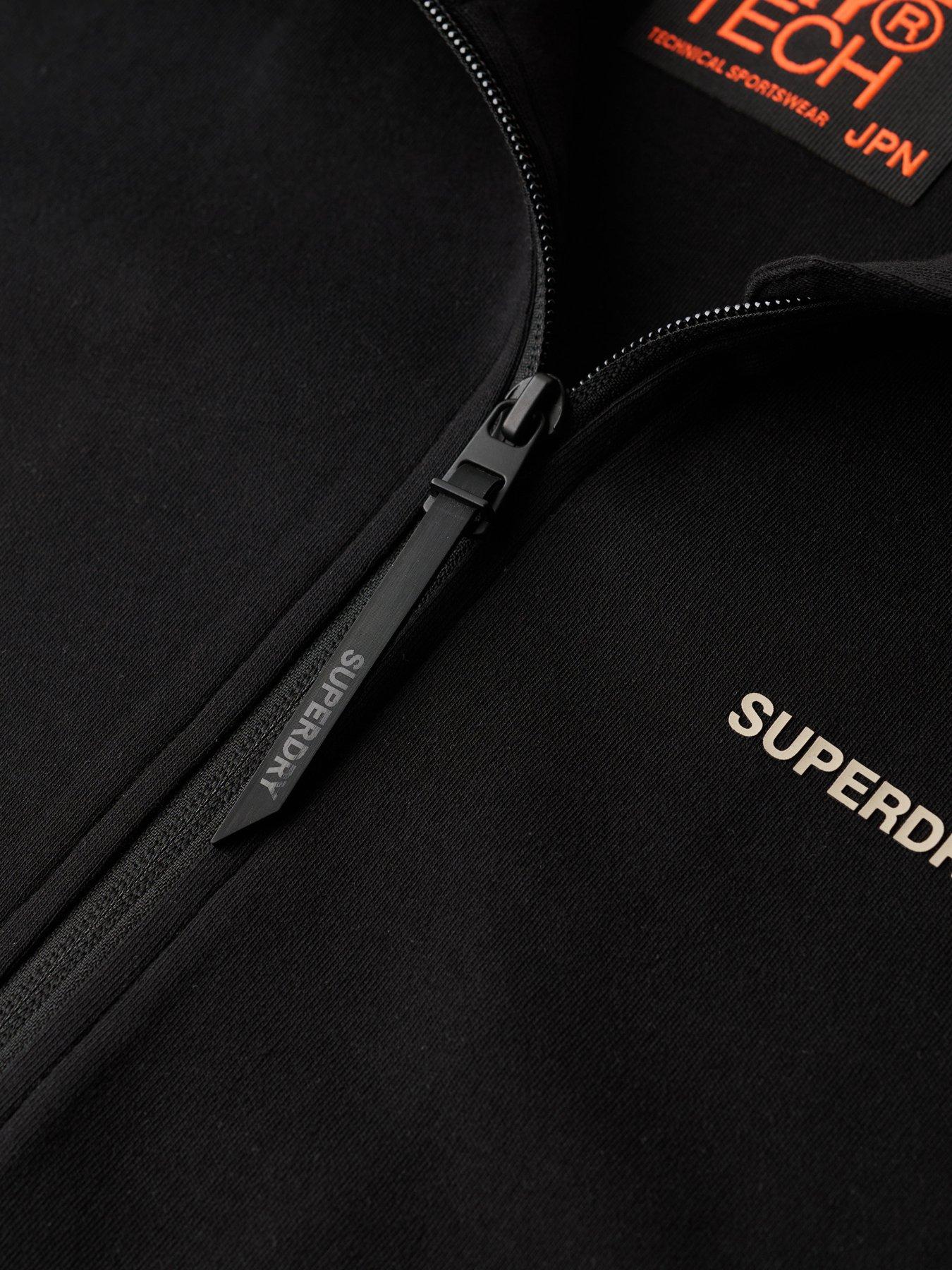  image of superdry-code-tech-track-top-black