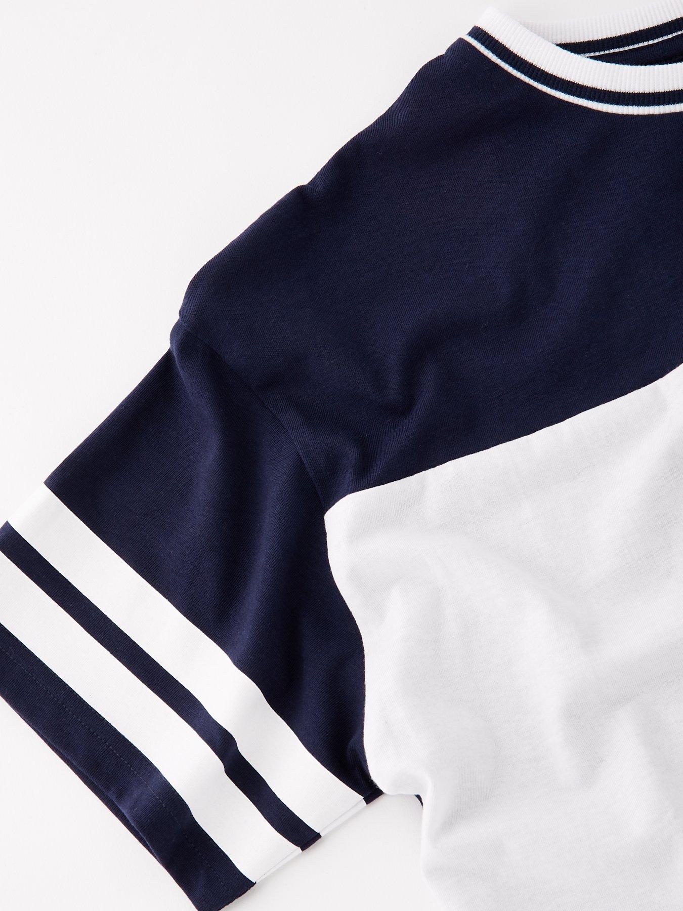 Image 4 of 4 of The Very Collection Boys Varsity T-shirt - White