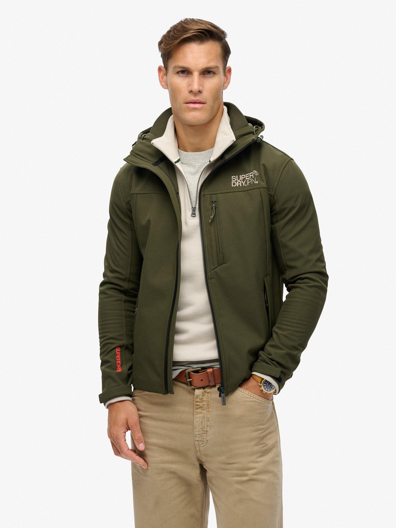 undefined Original Hooded Soft Shell Windbreaker Jacket - Khaki