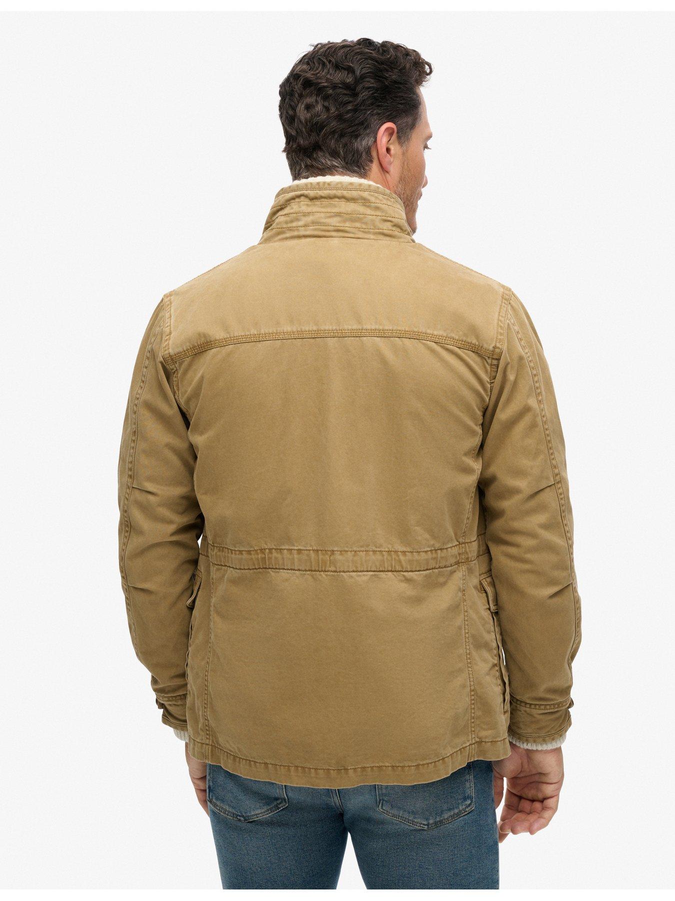  image of superdry-rookie-military-jacket-brown