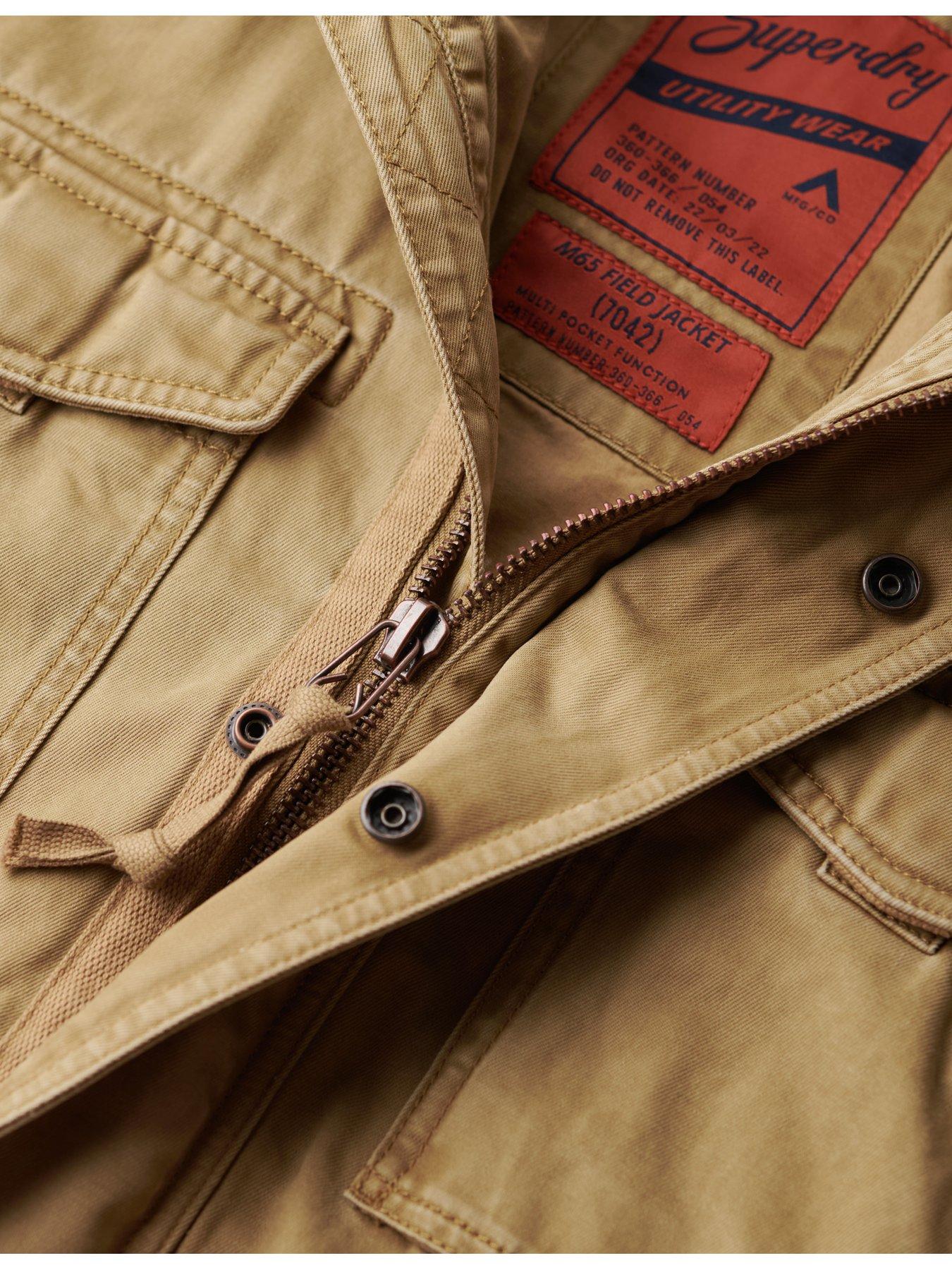  image of superdry-rookie-military-jacket-brown