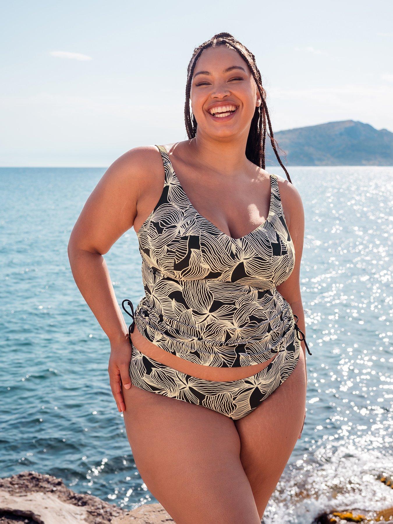 curvy-kate-ripple-reef-non-wired-multiway-tankini-top-black-print