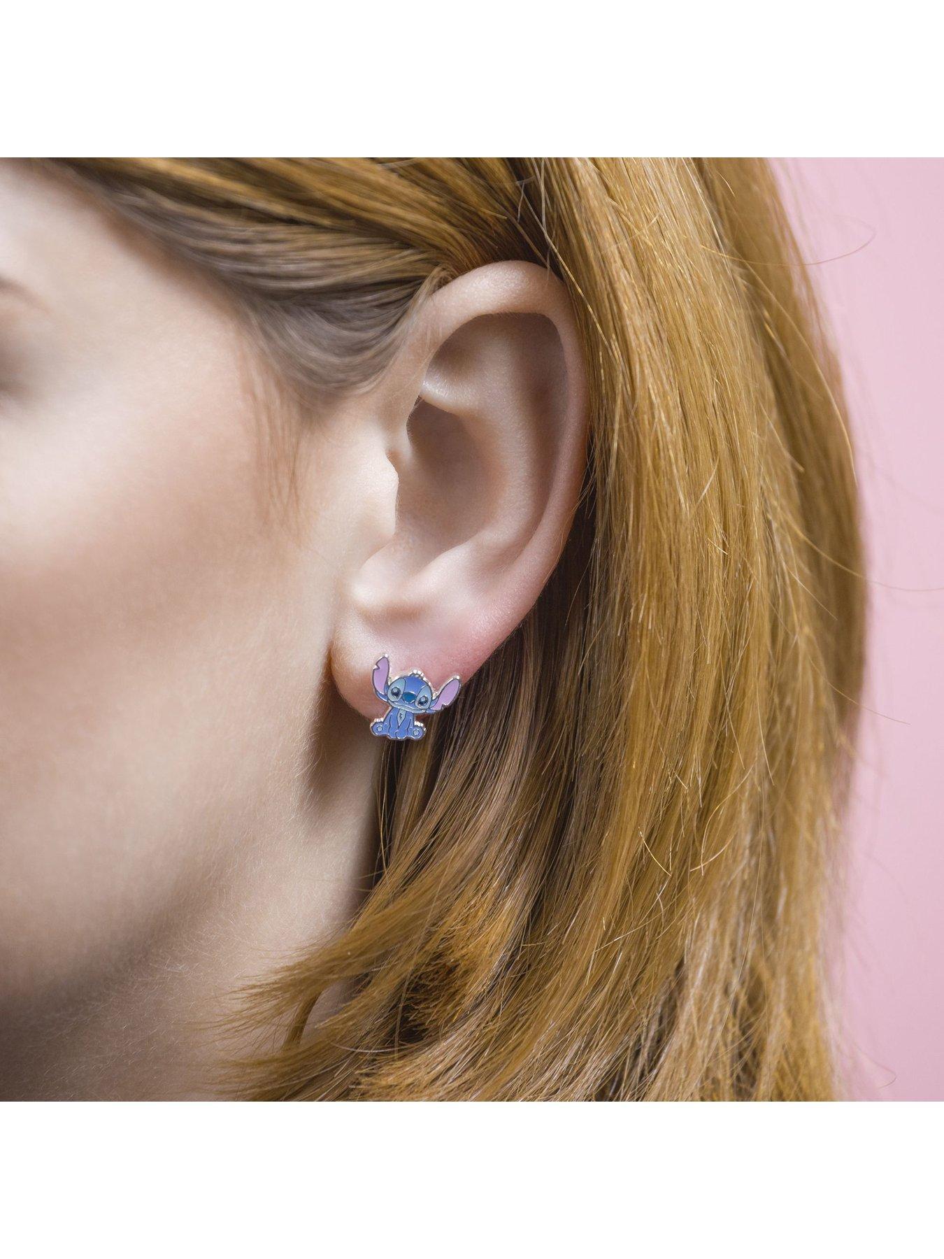  image of disney-stitch-enamel-stud-earrings