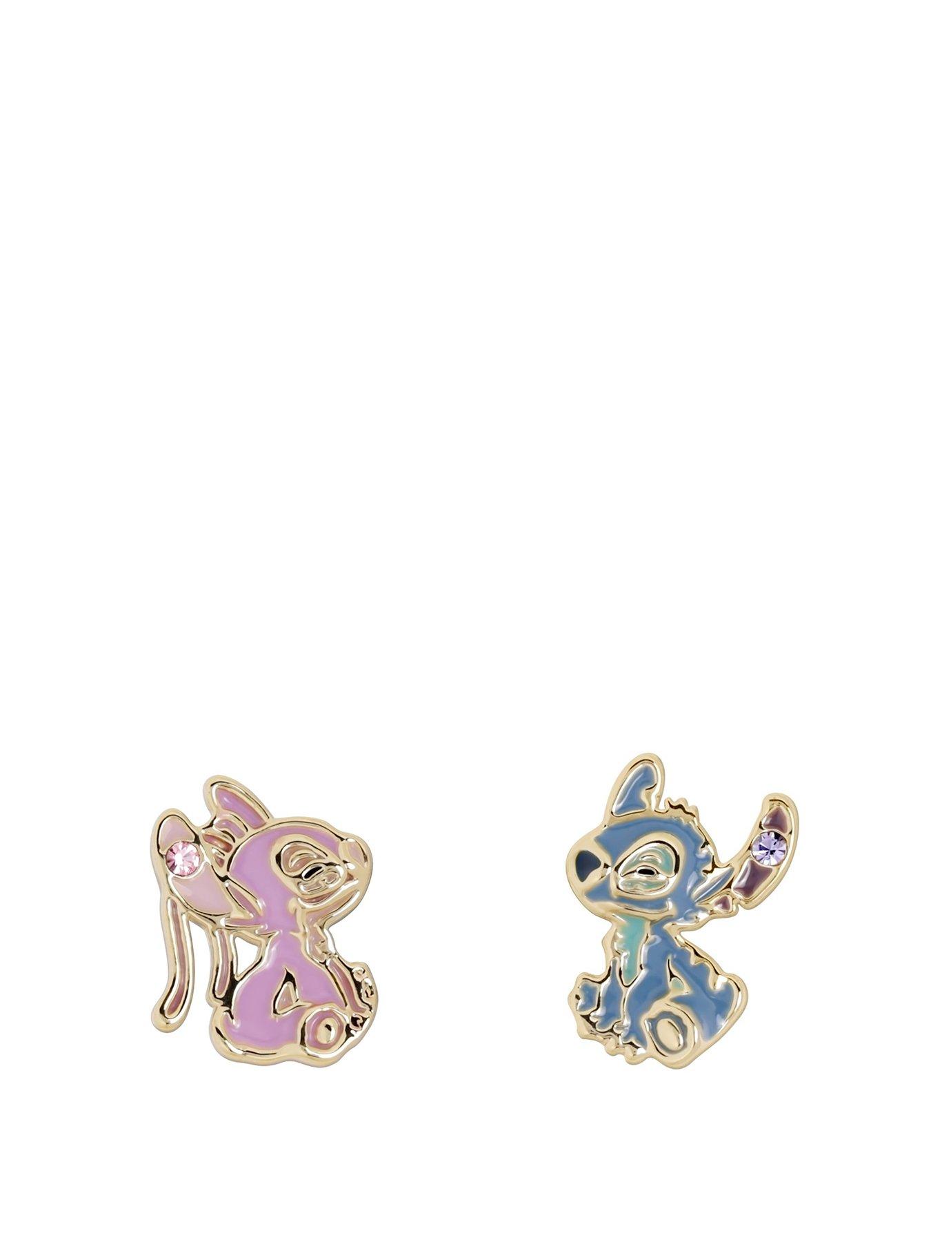 undefined Stitch & Angel Mismatch Stud Earrings