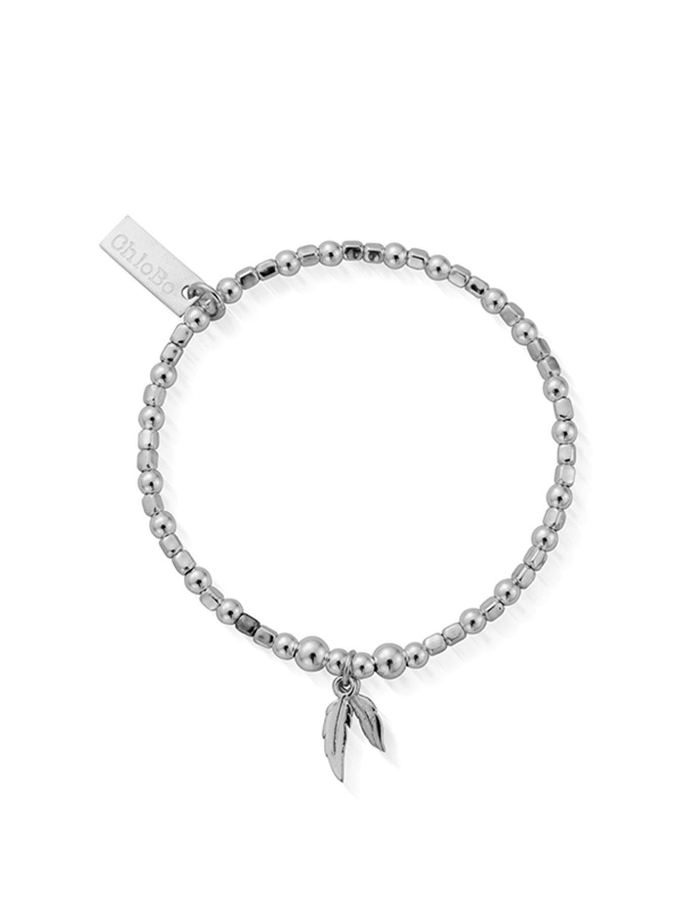 undefined Children's Mini Cube Double Feather Bracelet
