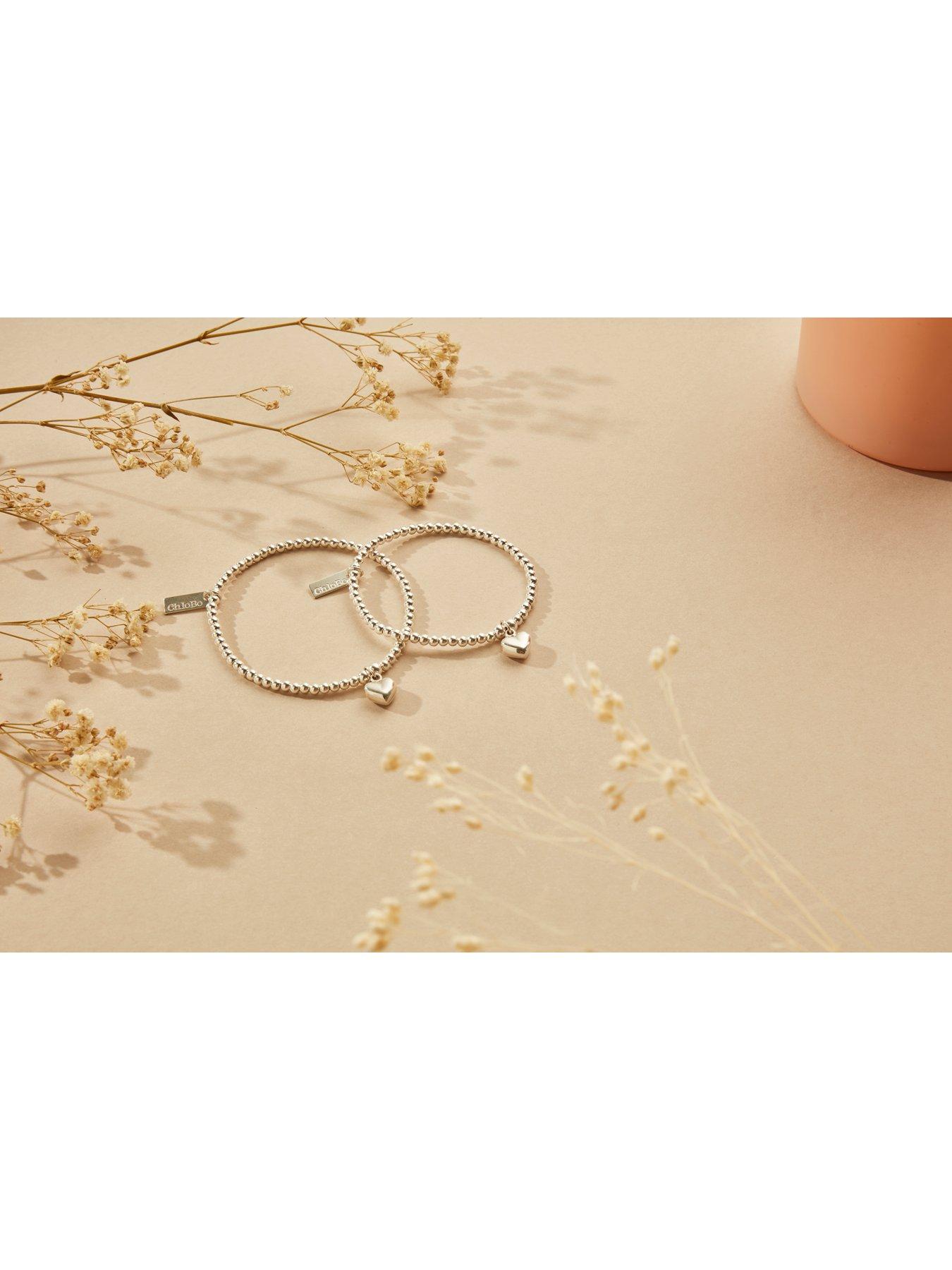  image of chlobo-childrens-cute-charm-puffed-heart-bracelet