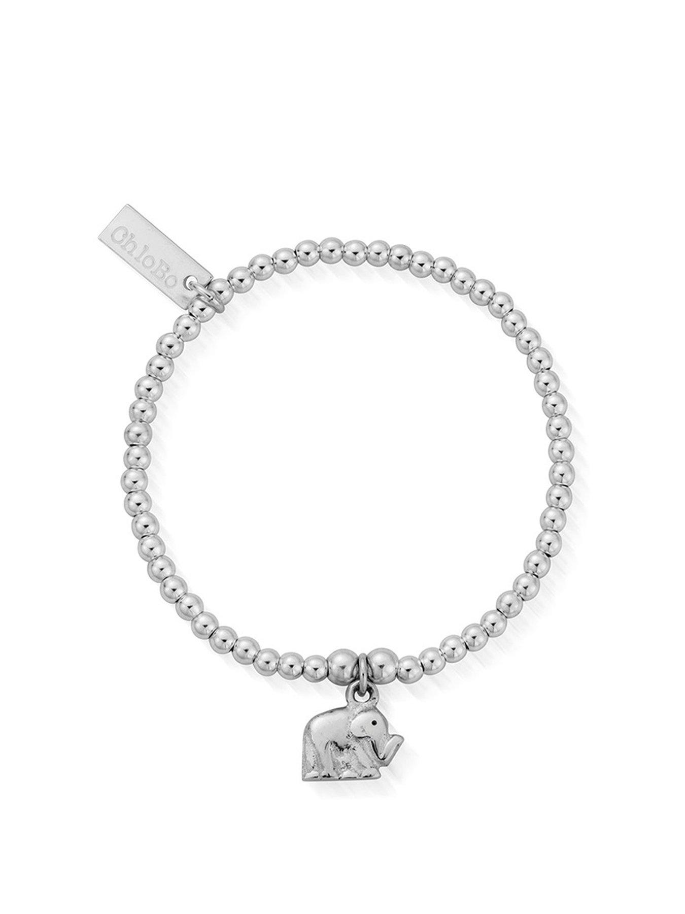  image of chlobo-childrens-cute-charm-elephant-bracelet