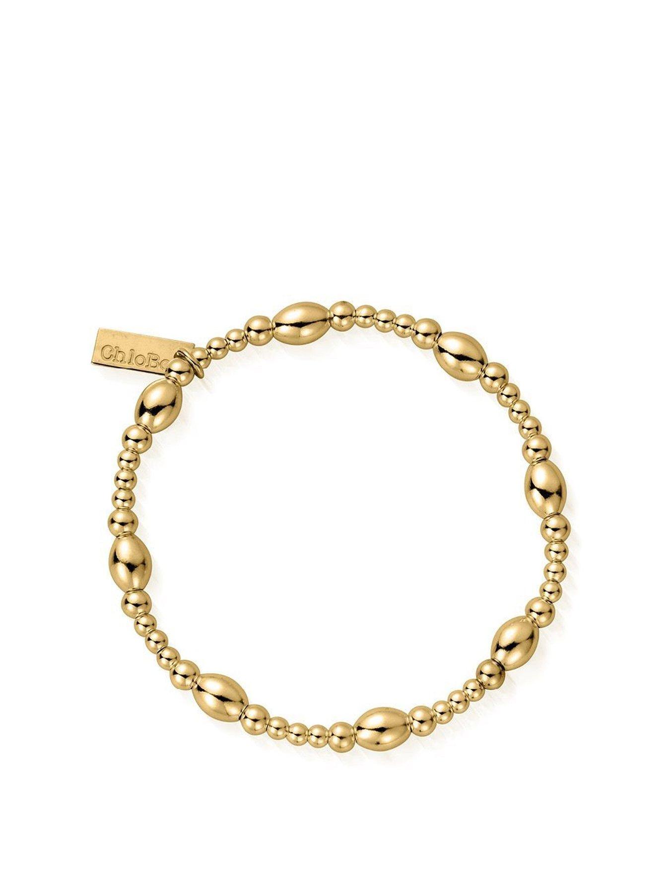 Image 1 of 2 of ChloBo Gold Cute Oval Bracelet