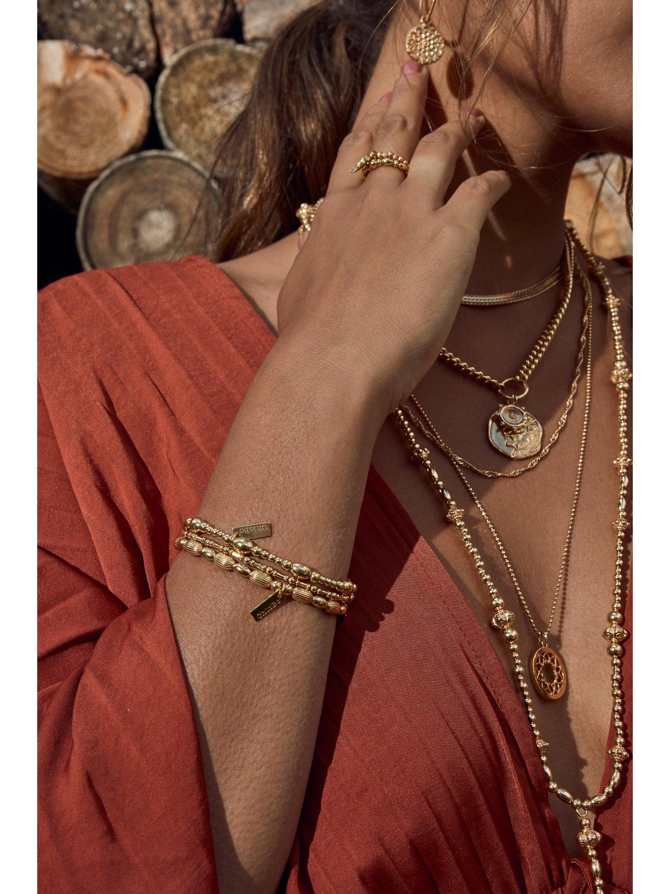 Image 2 of 2 of ChloBo Gold Cute Oval Bracelet