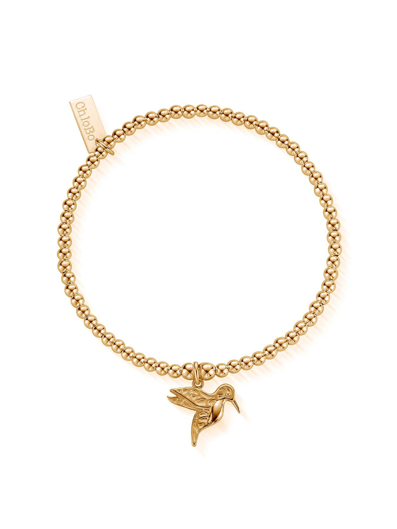 undefined Gold Cute Charm Hummingbird Bracelet