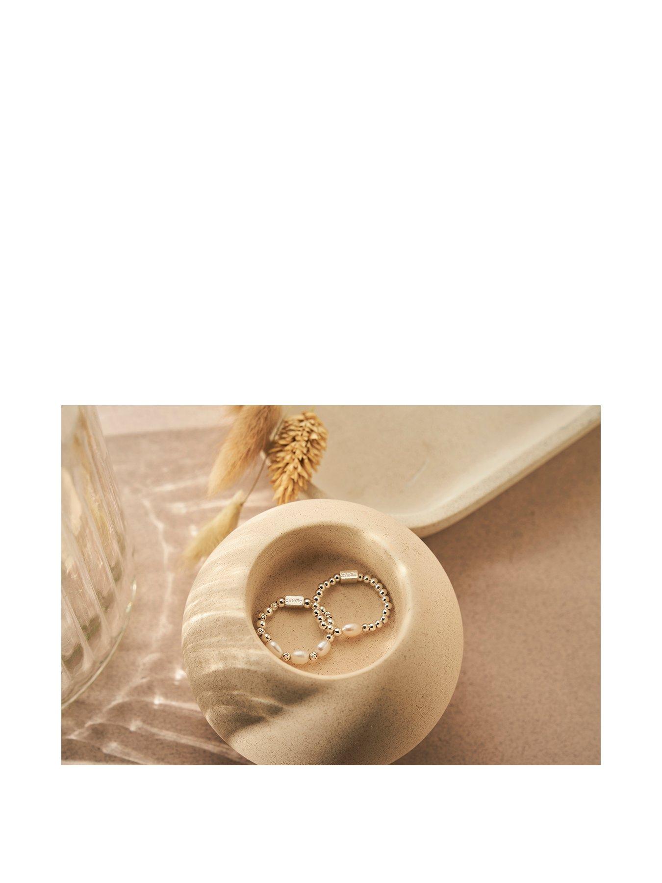  image of chlobo-triple-sparkle-pearl-ring