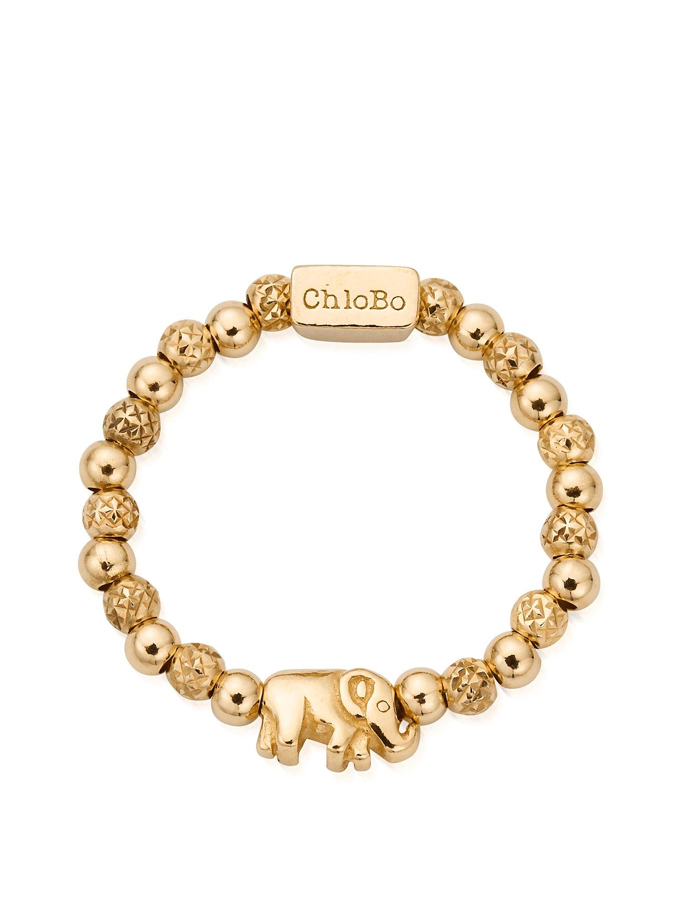  image of chlobo-gold-lucky-elephant-ring