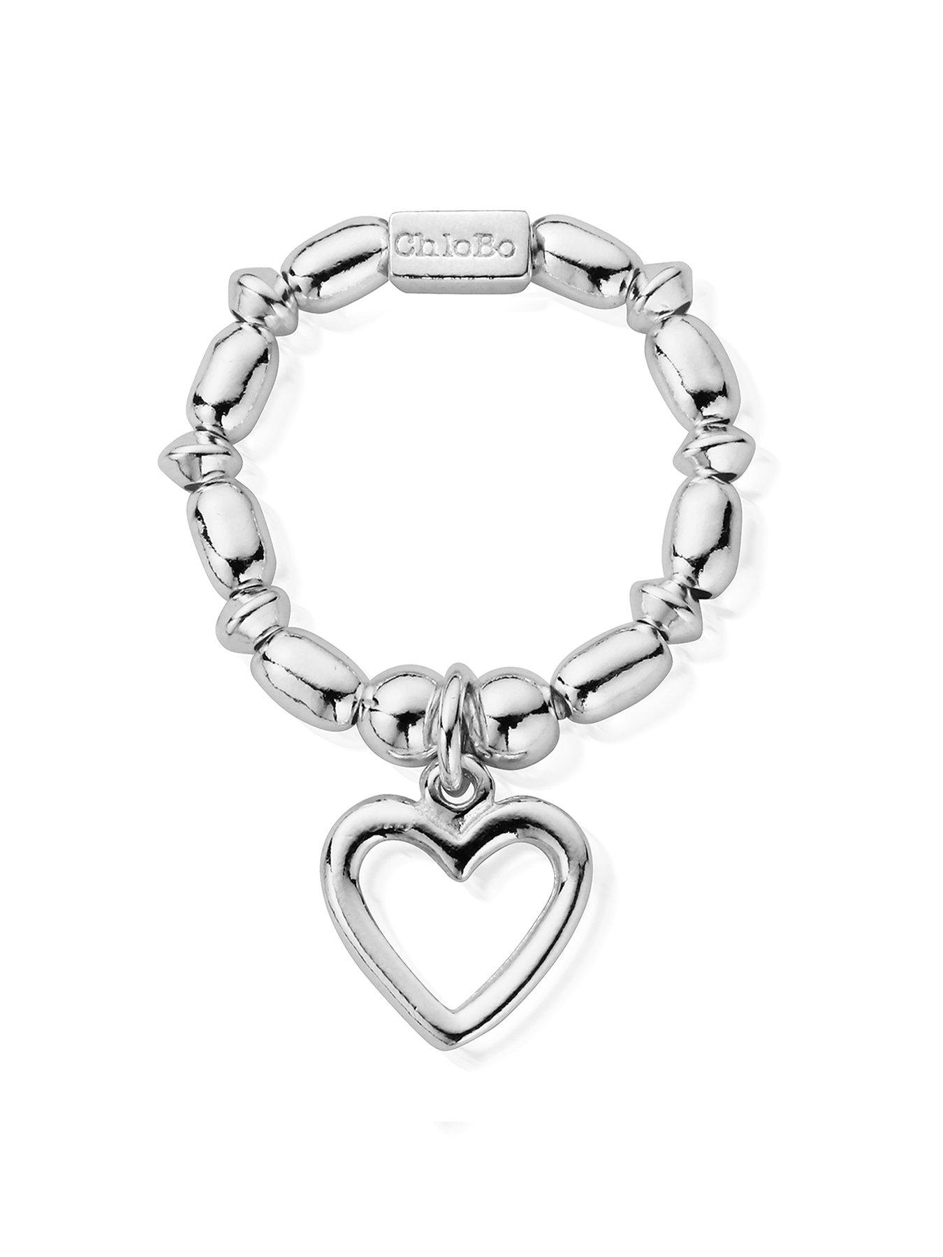  image of chlobo-mini-rice-open-heart-ring