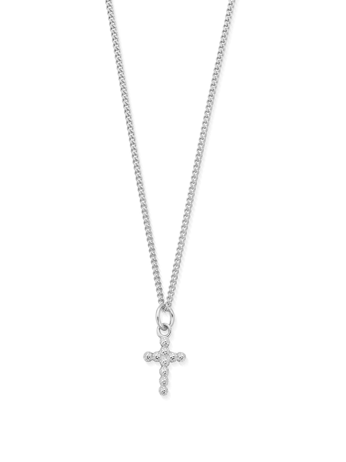 chlobo-mens-curb-chain-cross-necklace
