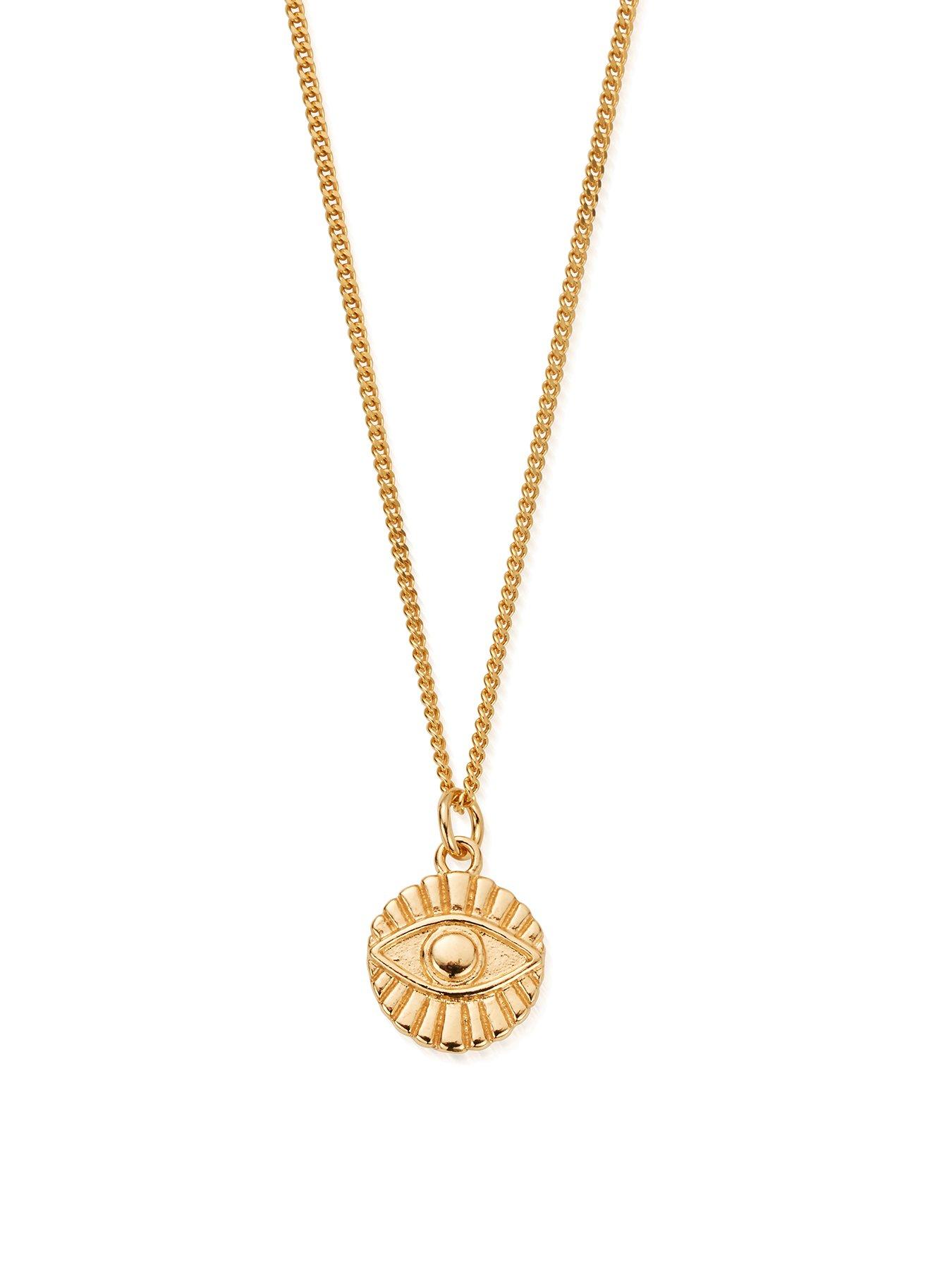 chlobo-gold-mens-curb-chain-evil-eye-sunray-necklace