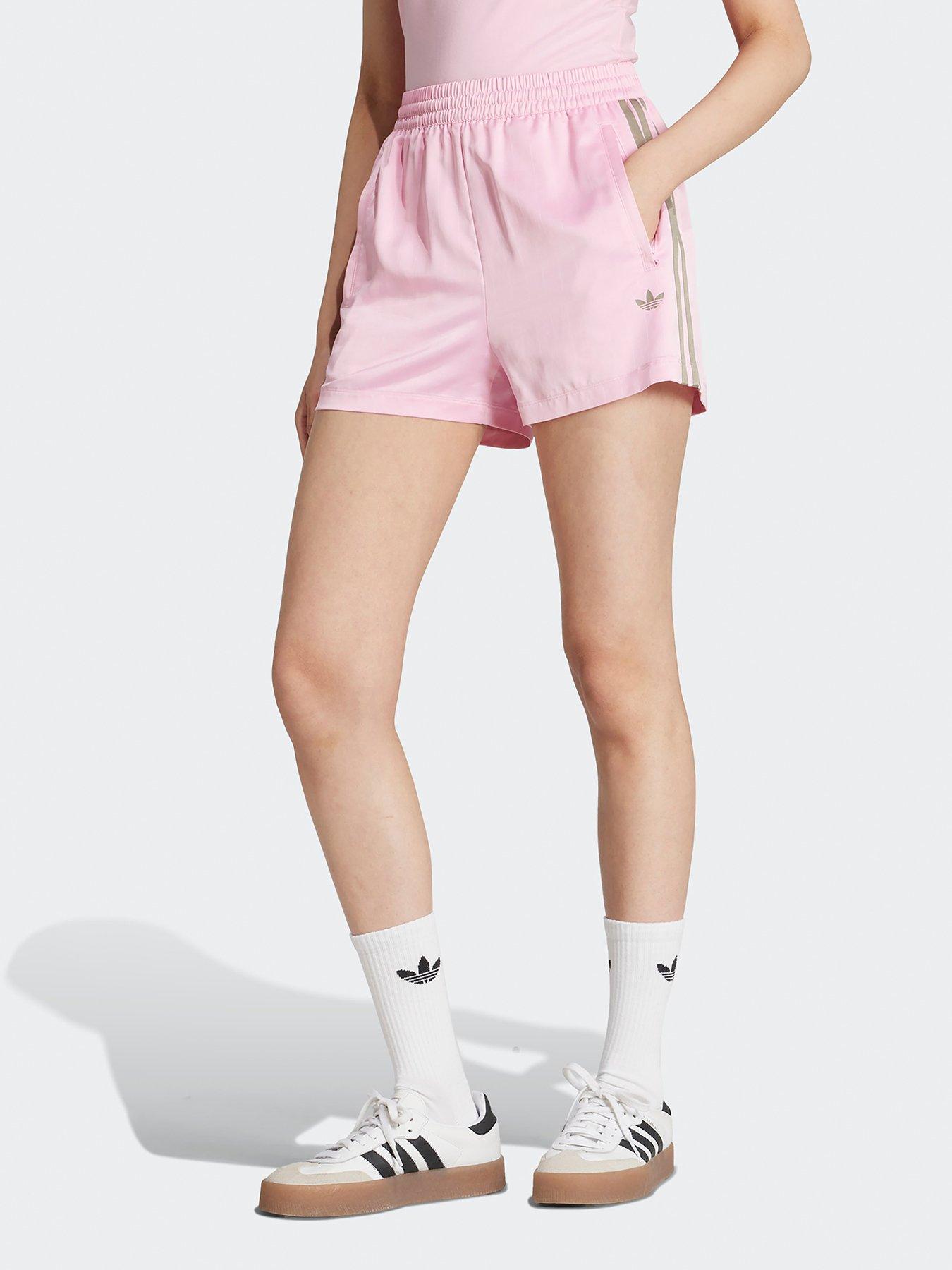 undefined Womens Soccer Summer Satin Classic Shorts - Pink
