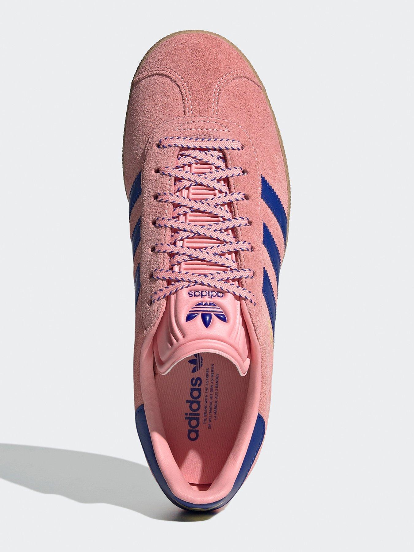  image of adidas-originals-womens-gazelle-trainers-pink