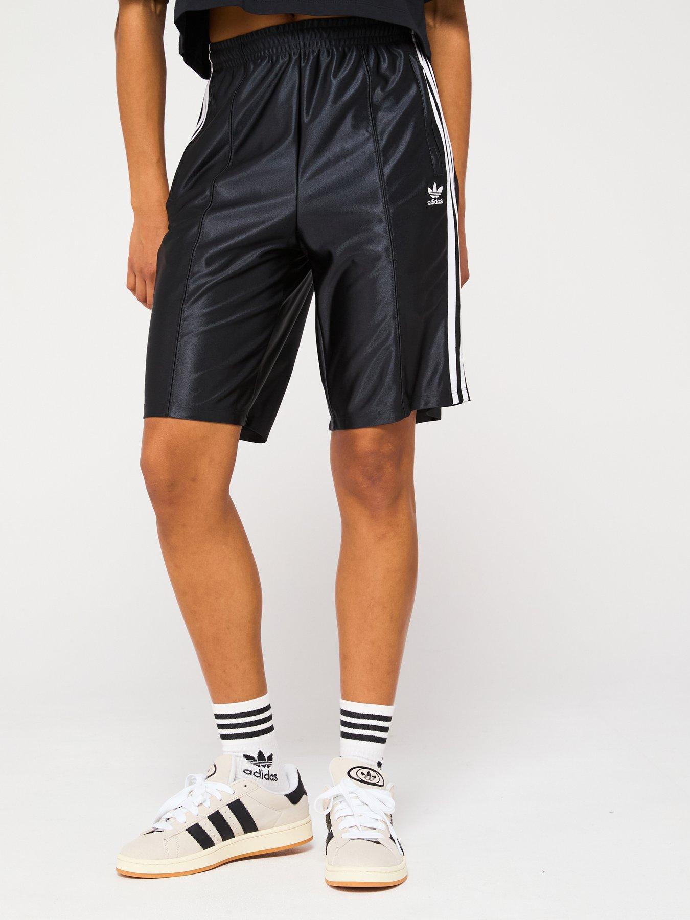 undefined Women's Adicolor Firebird Long Shorts - Black
