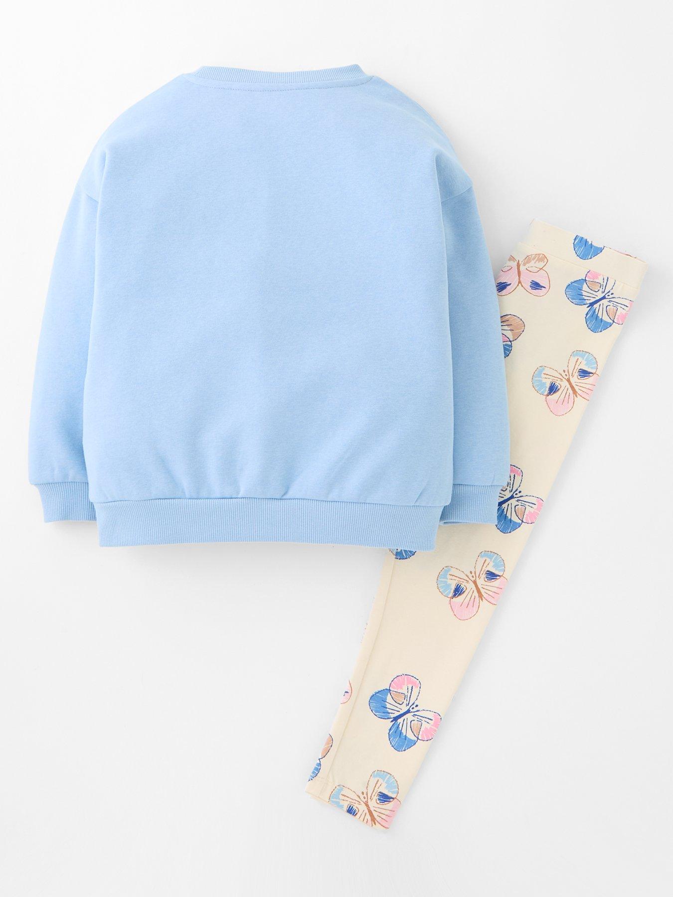 back image of mini-v-by-very-girls-longline-sweat-with-leggings-blue