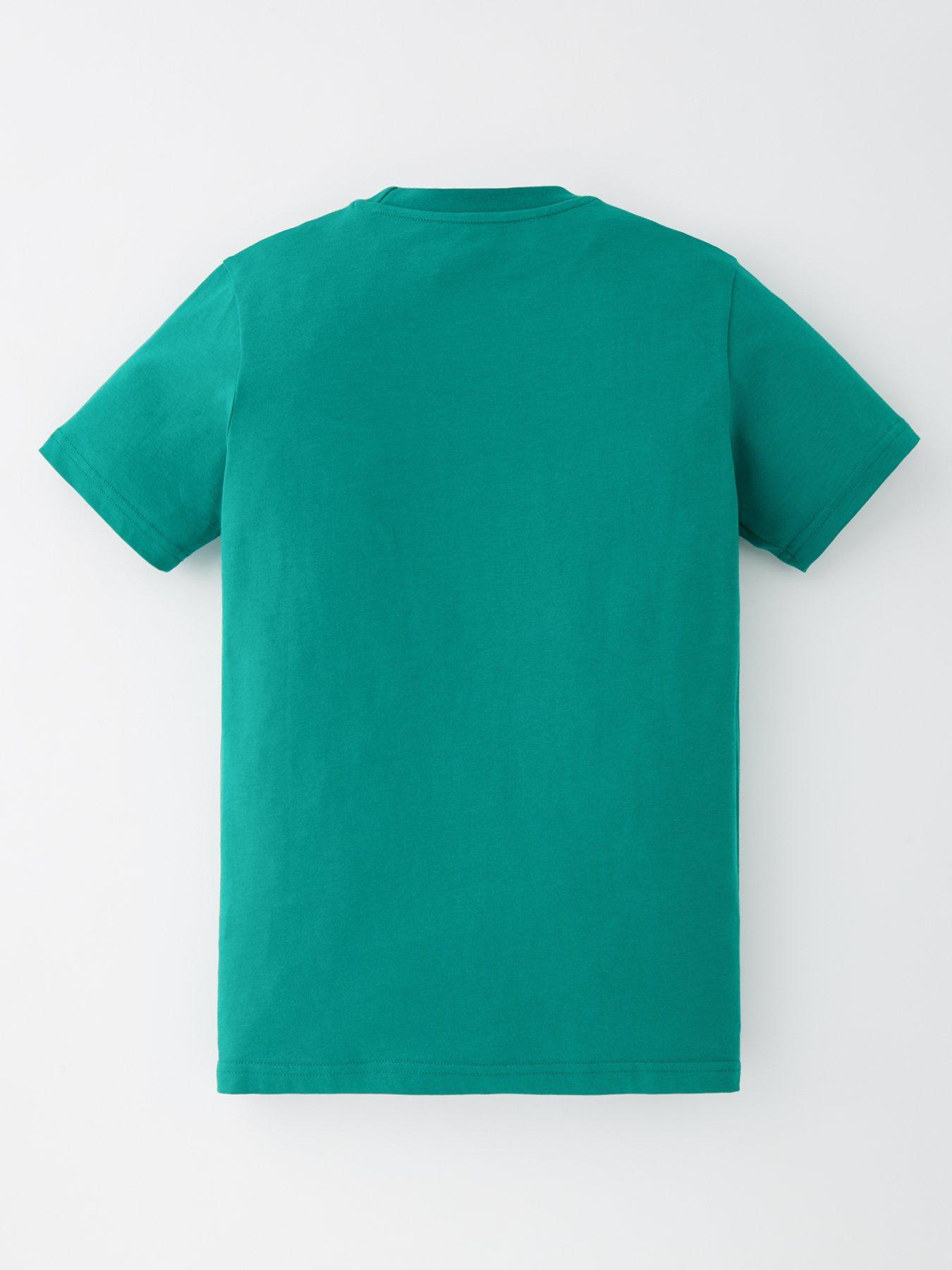 back image of adidas-sportswear-junior-boys-fun-graphic-t-shirt-green