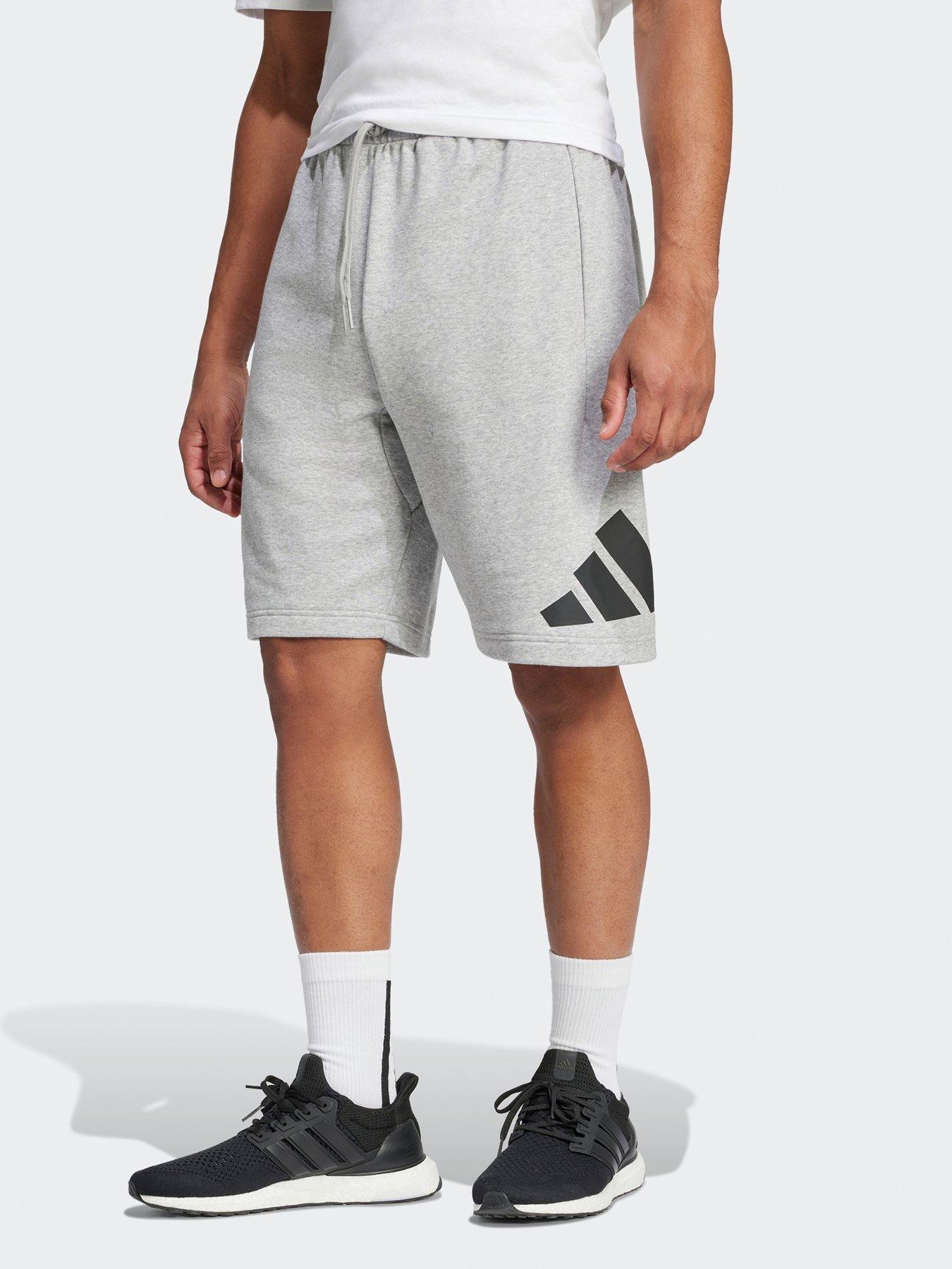 adidas-sportswear-mens-essentials-big-logo-french-terry-shorts-grey