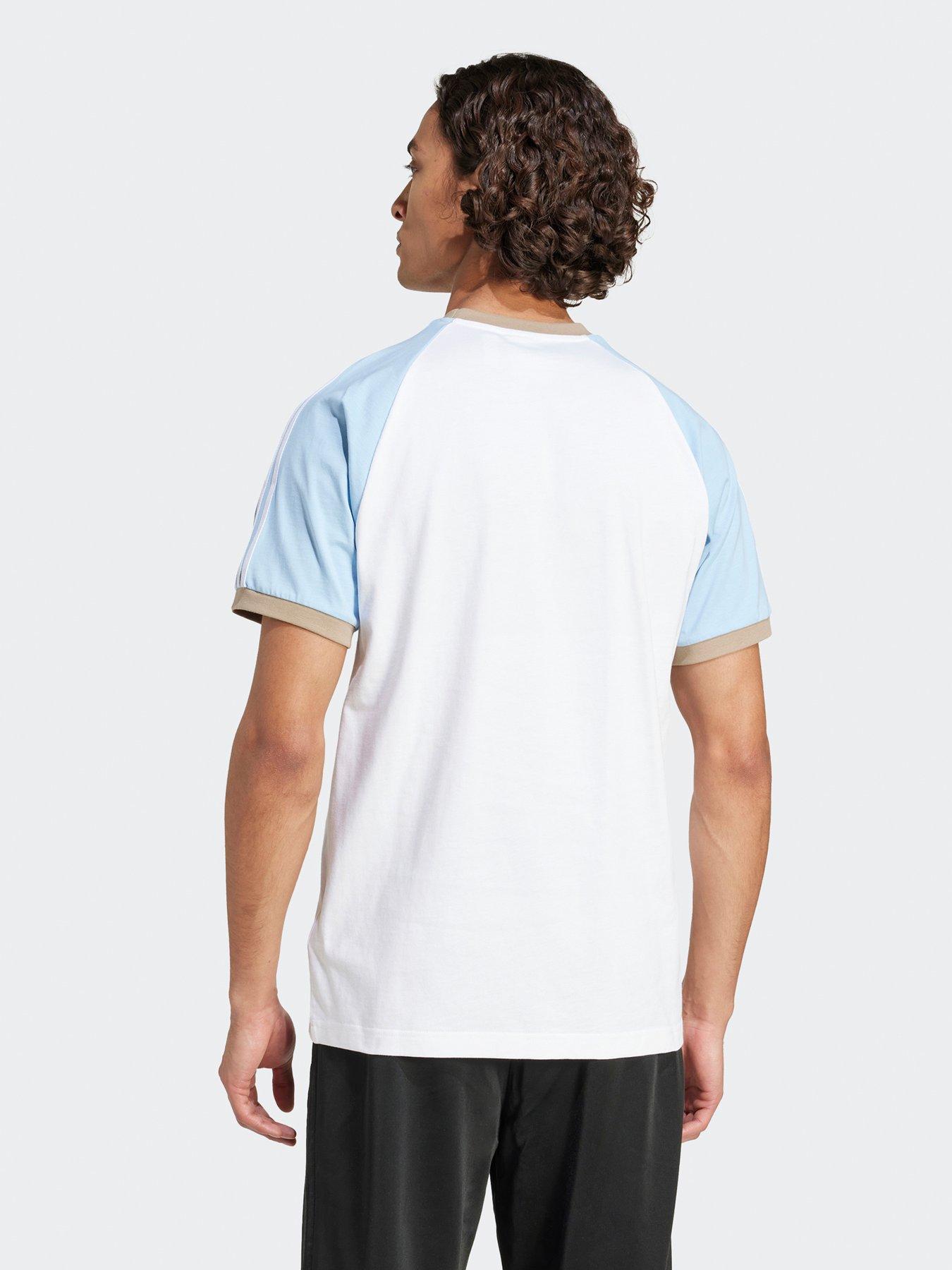 Image 2 of 5 of adidas Originals Mens Cali T-Shirt - White