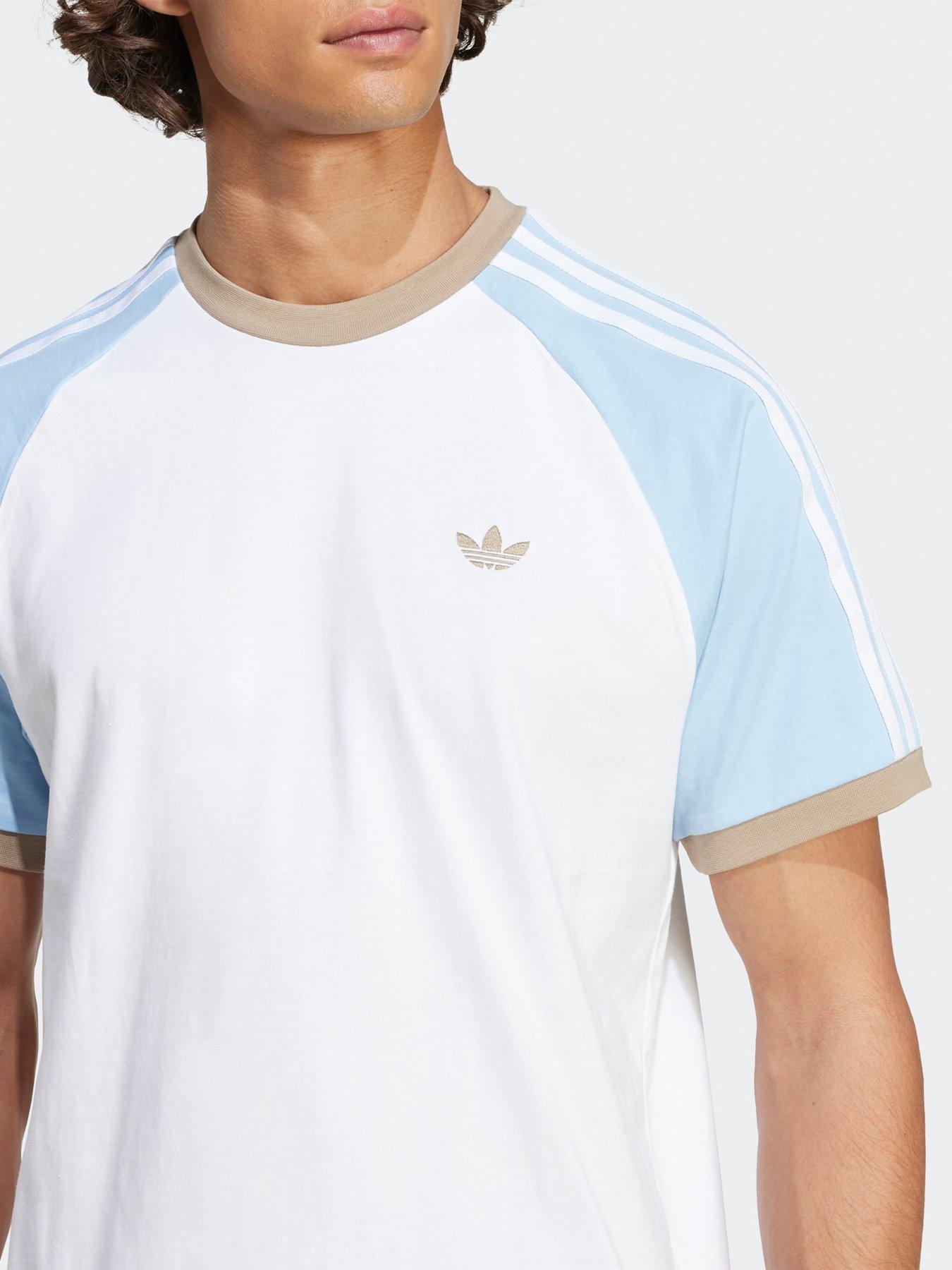 Image 4 of 5 of adidas Originals Mens Cali T-Shirt - White