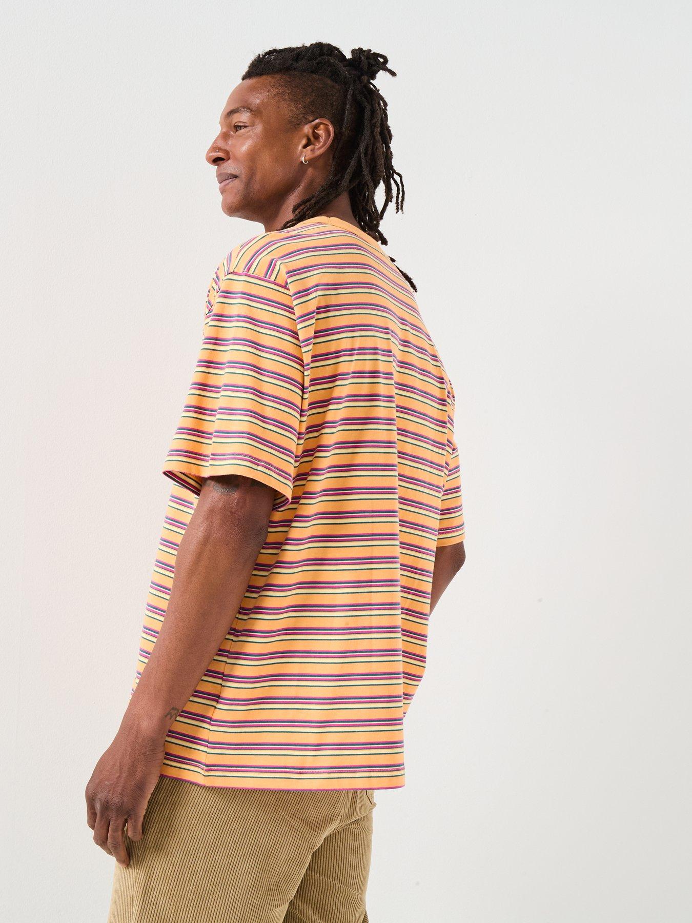 Image 2 of 6 of adidas Originals Mens Stripe T-Shirt - Multi