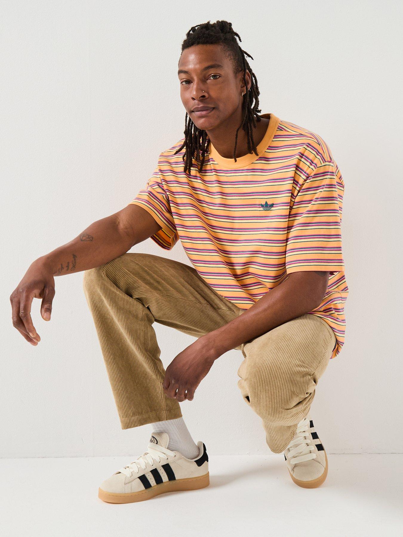 Image 5 of 6 of adidas Originals Mens Stripe T-Shirt - Multi