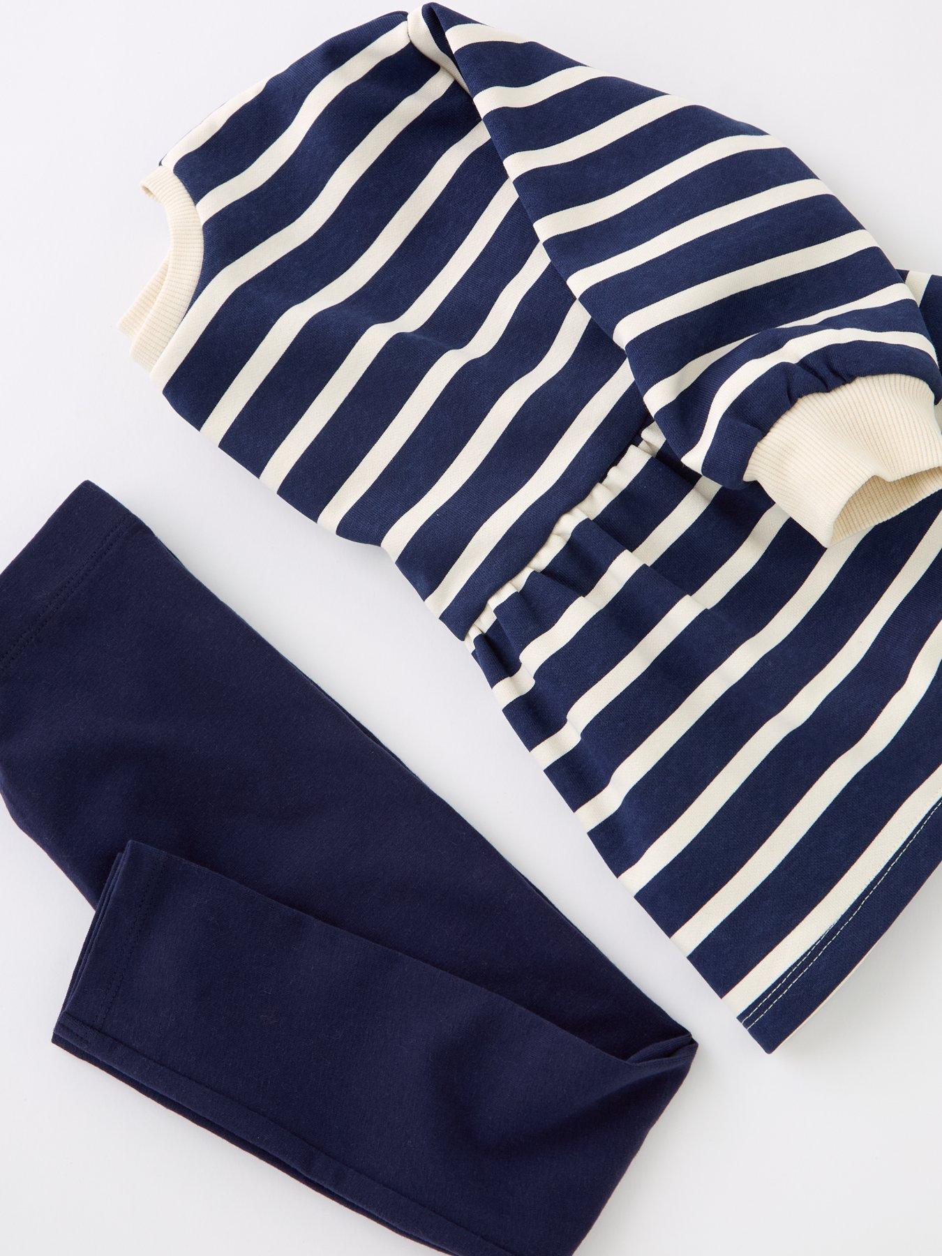  image of mini-v-by-very-girls-peplum-hem-sweat-and-legging-set-multi