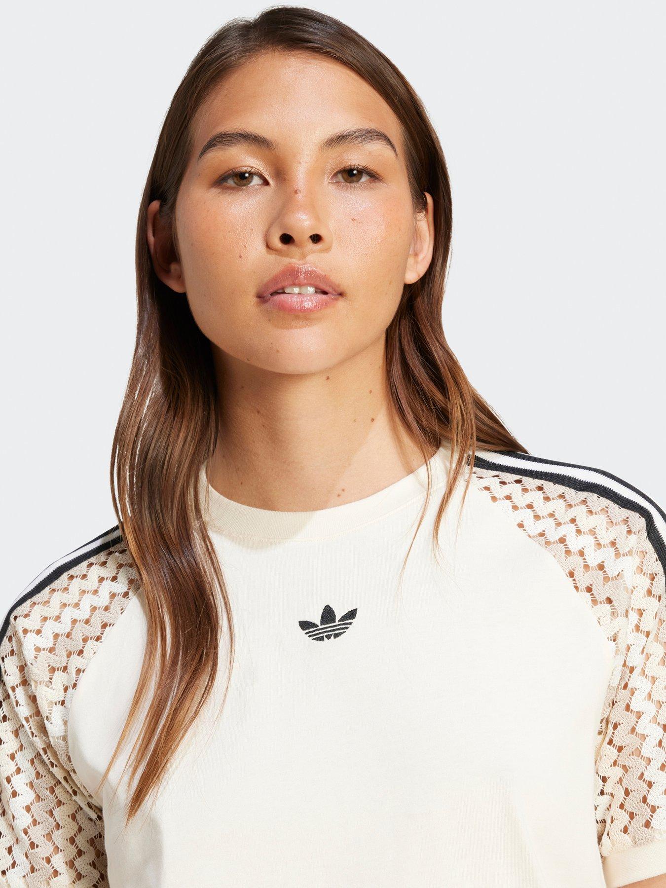  image of adidas-originals-womens-summer-glow-cali-t-shirt-white