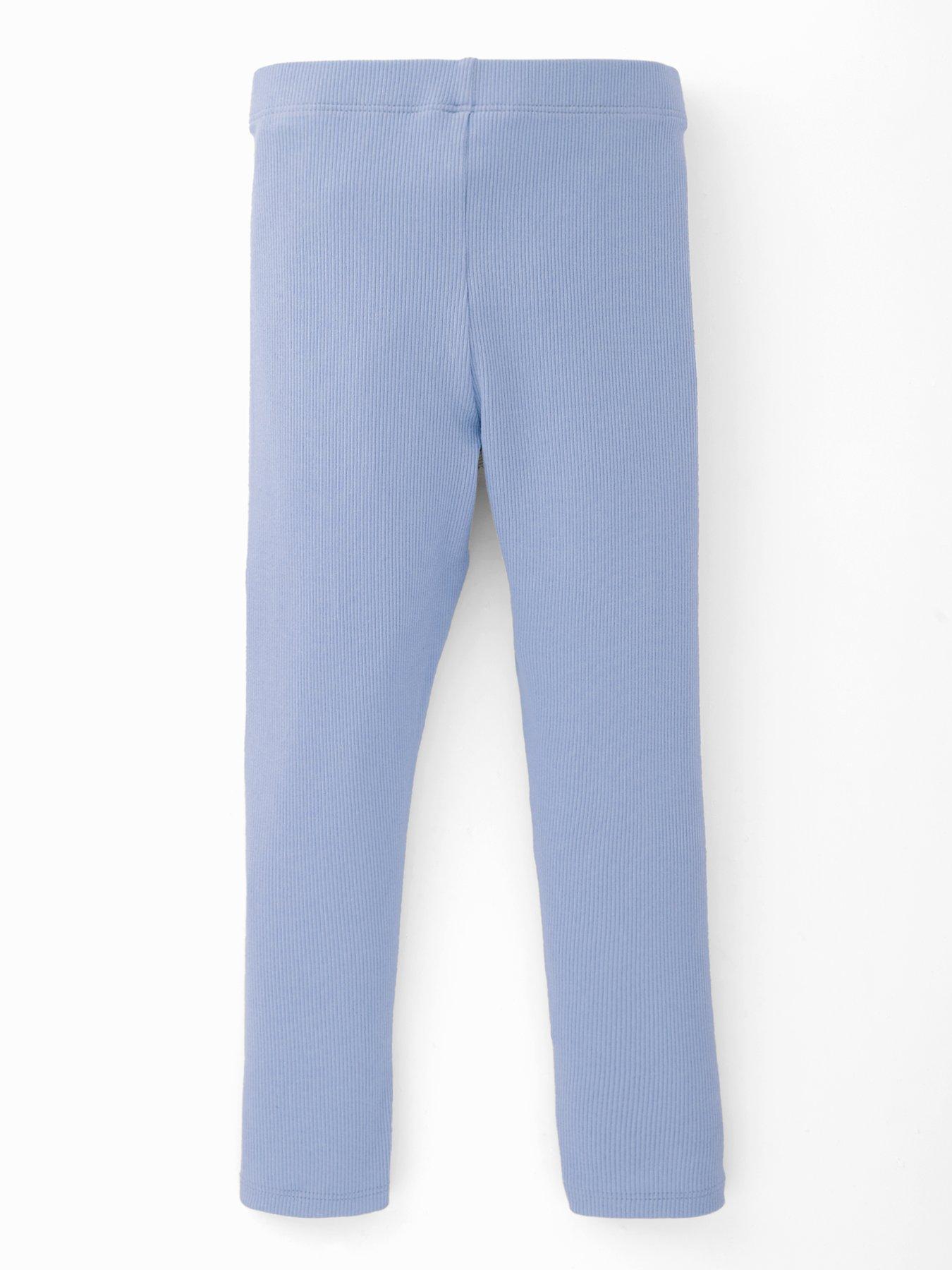 Image 2 of 4 of Mini V by Very Girls Rib Legging - Blue